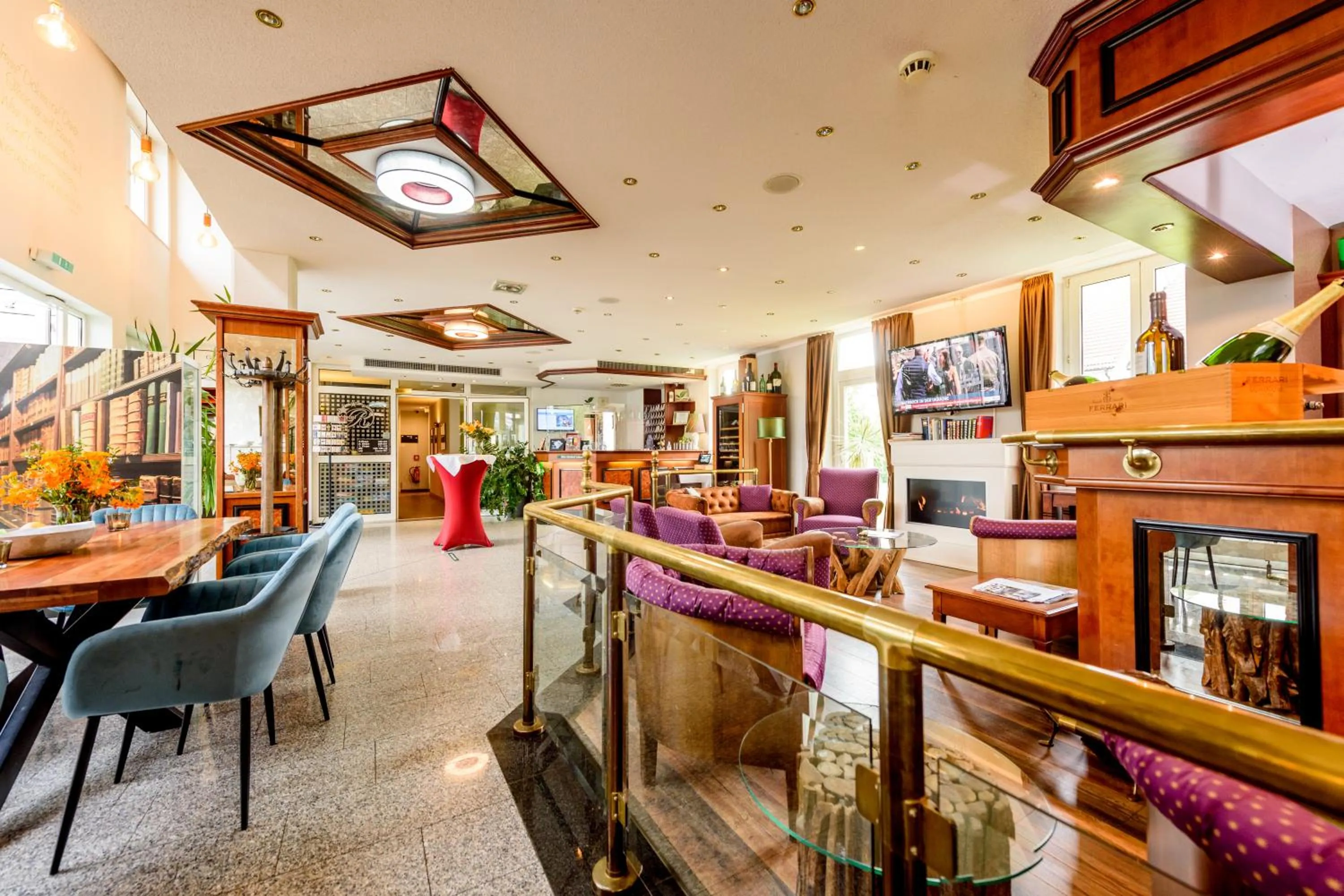 Lobby or reception in Residenz Hotel Leipzig