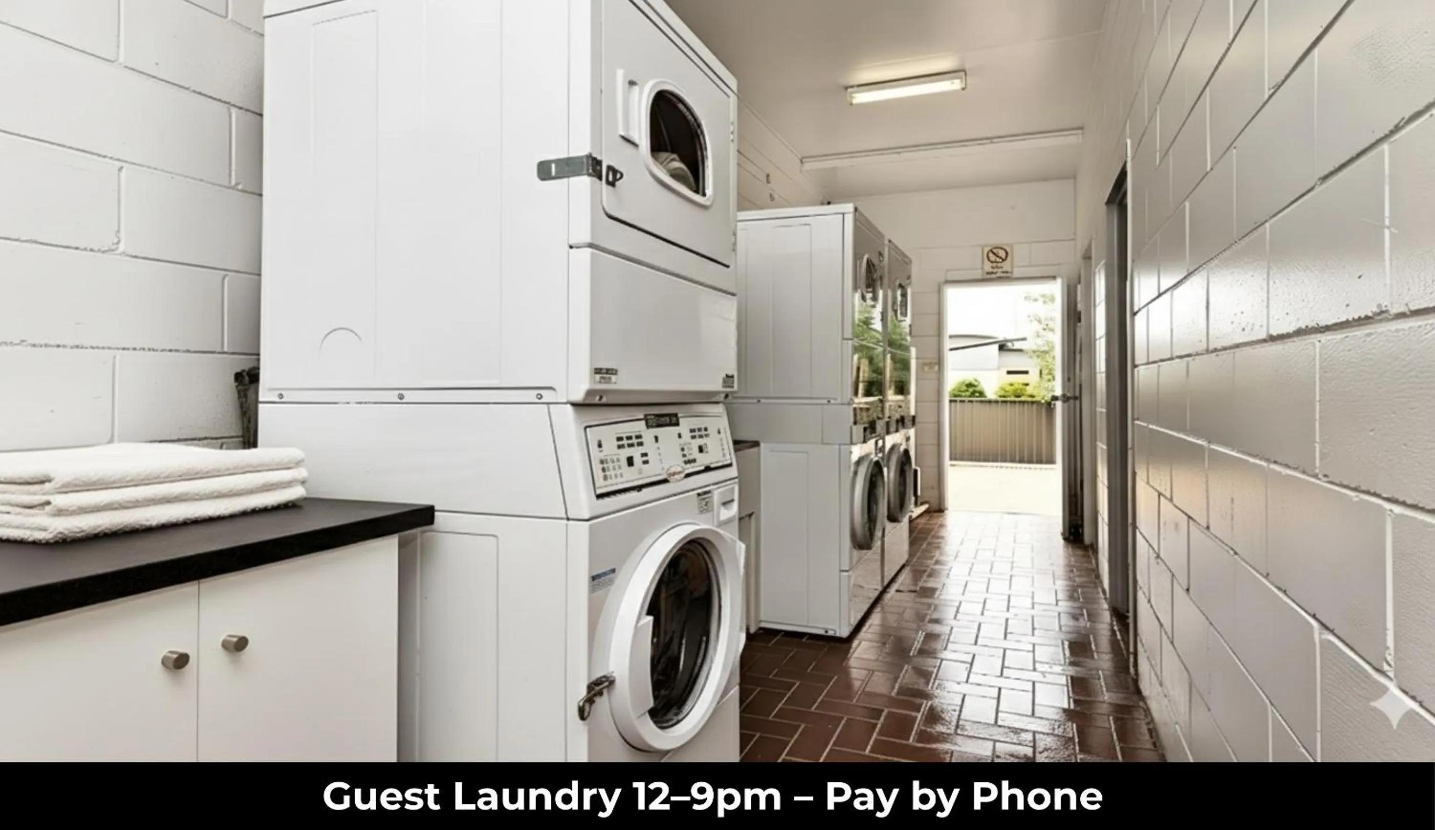 laundry in Aaron Motel