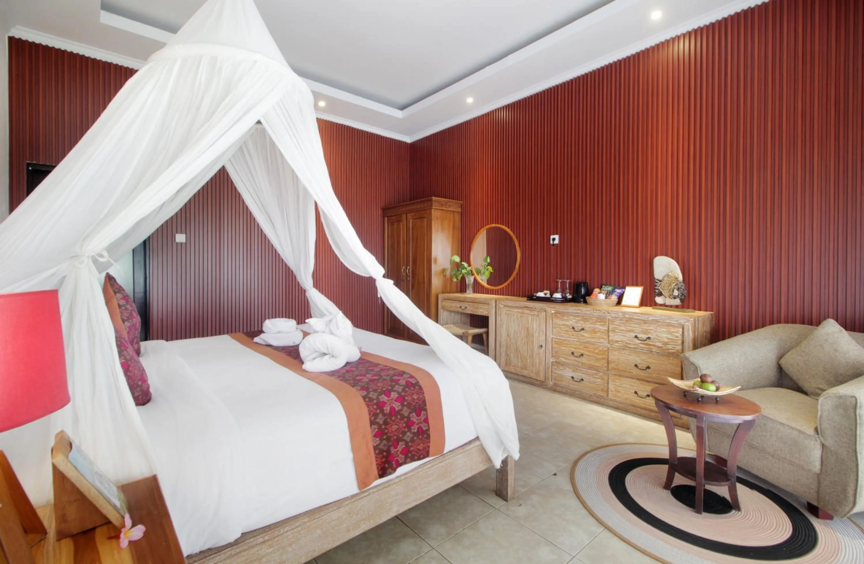 Bed in Patal Kikian Villa