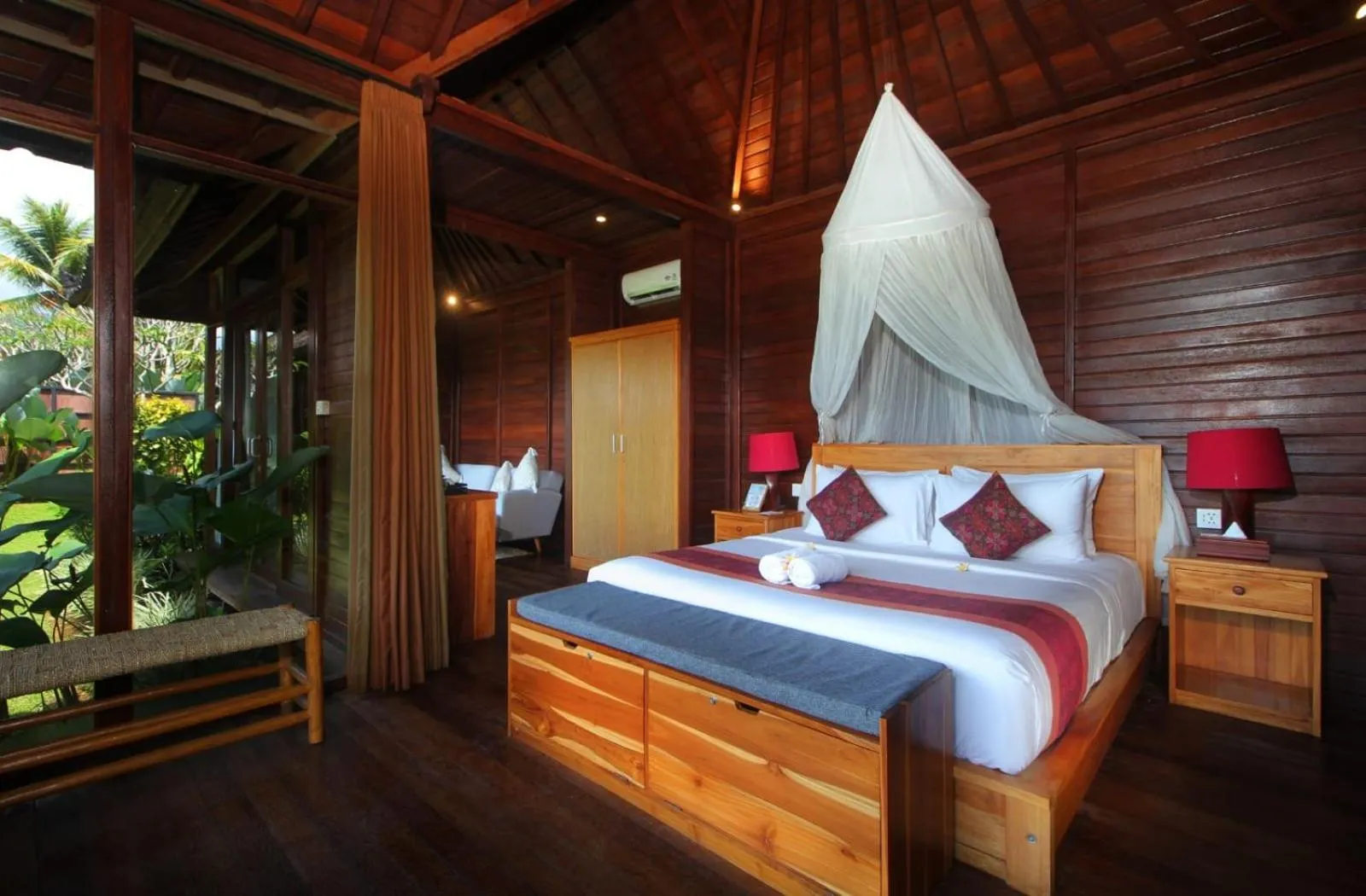 View (from property/room), Bed in Patal Kikian Villa