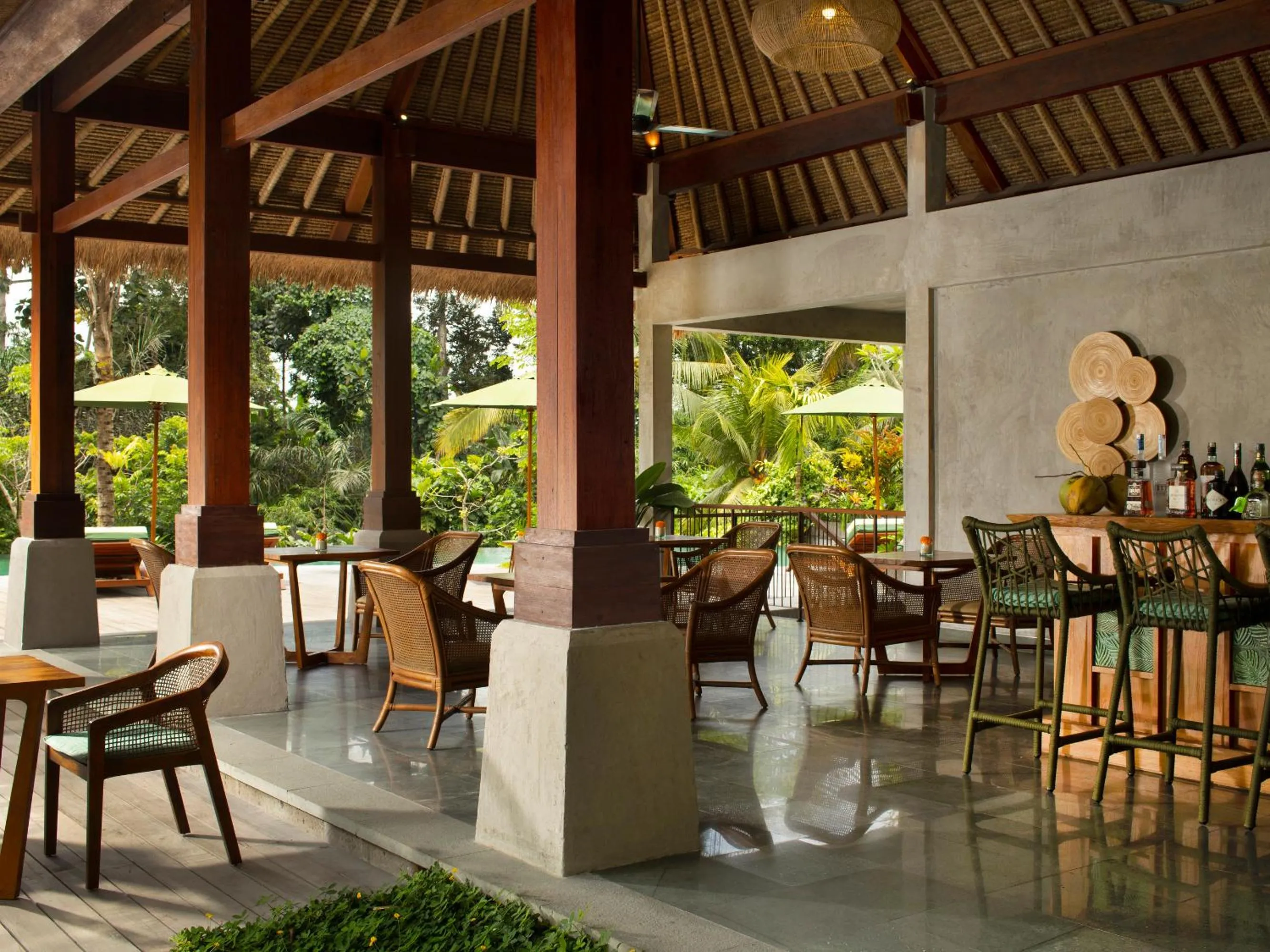 Lounge or bar in Adiwana Suweta