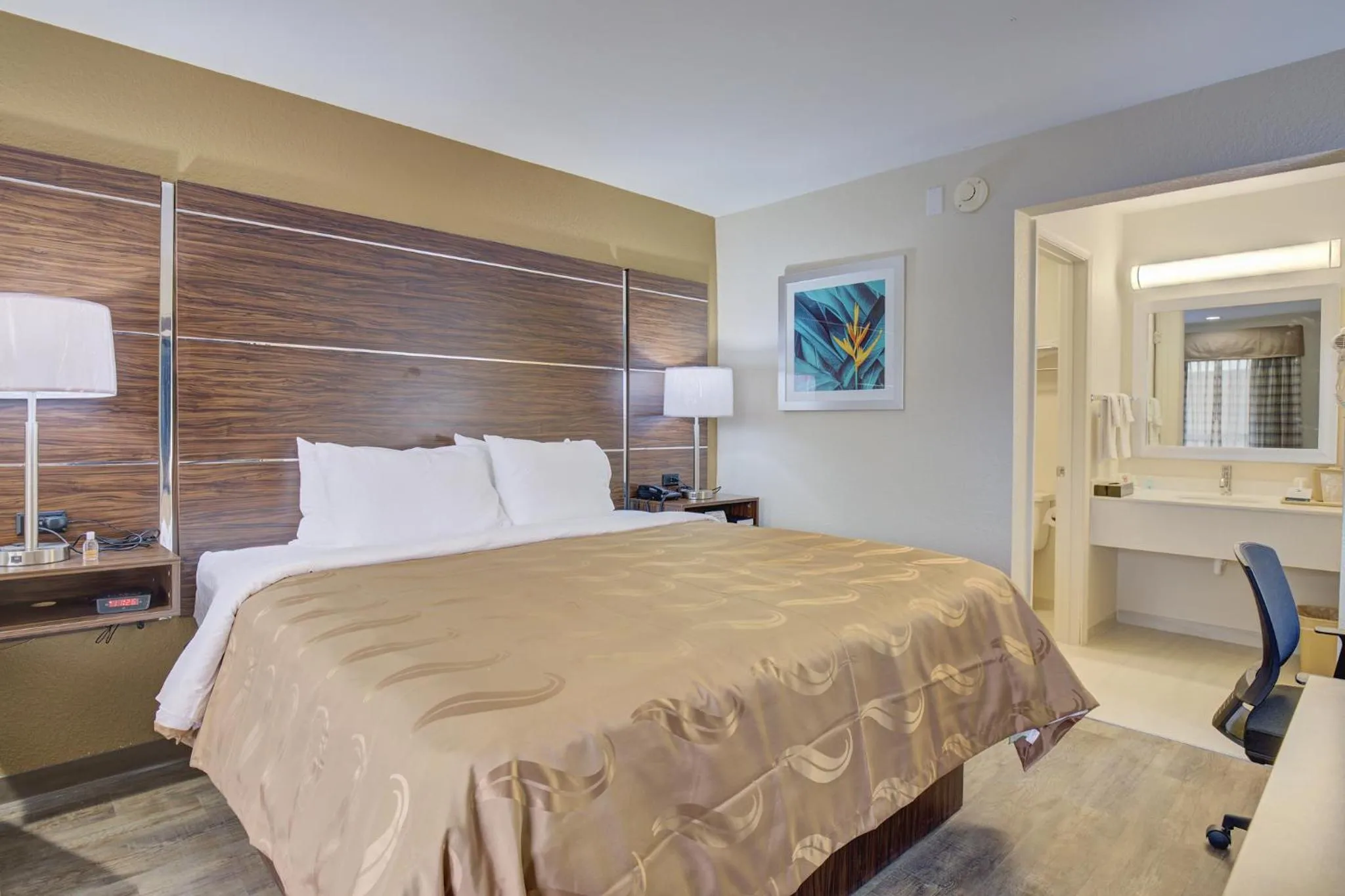 Bed in Quality Inn & Suites