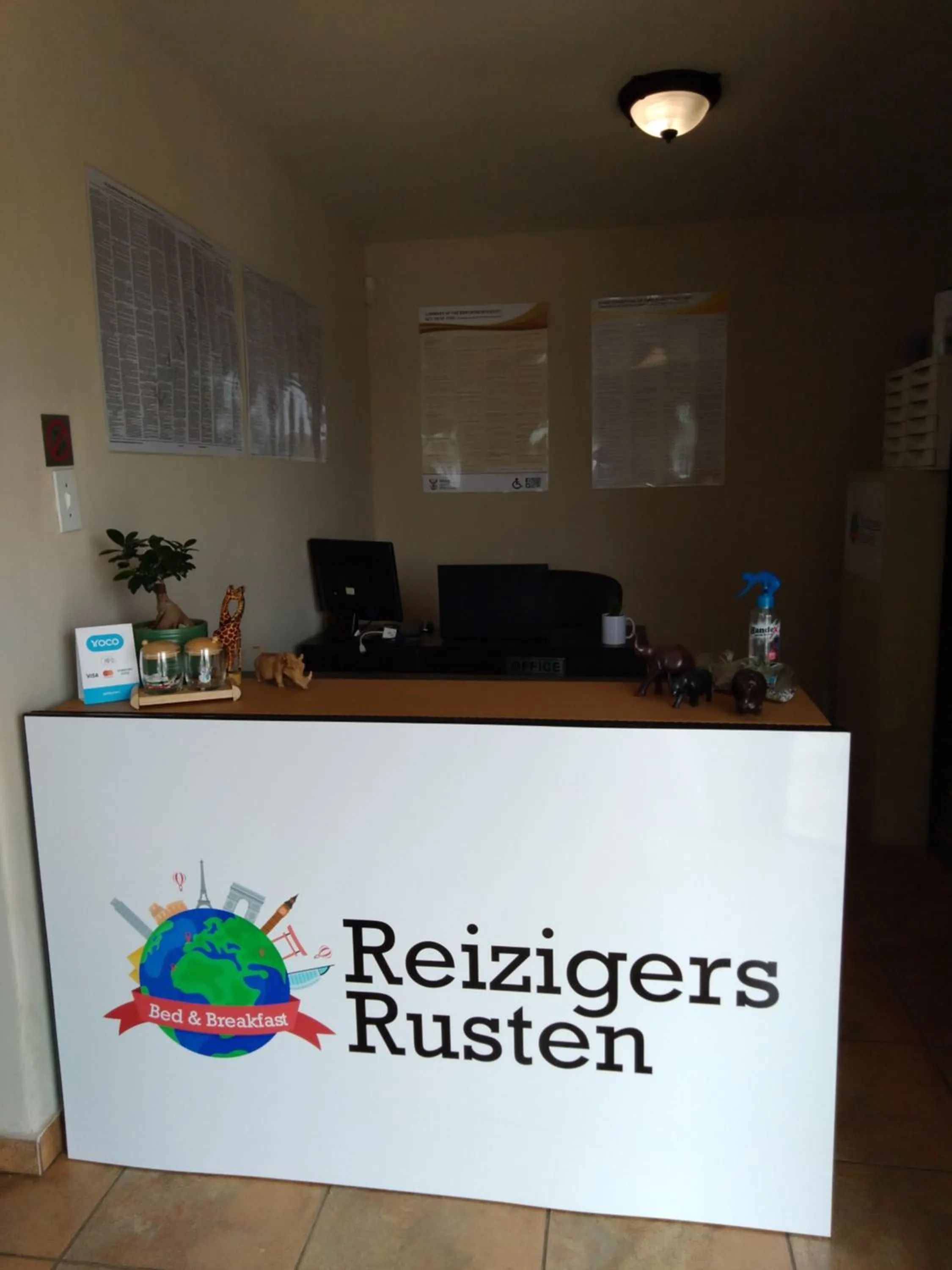 Lobby or reception in Reizigers Rusten