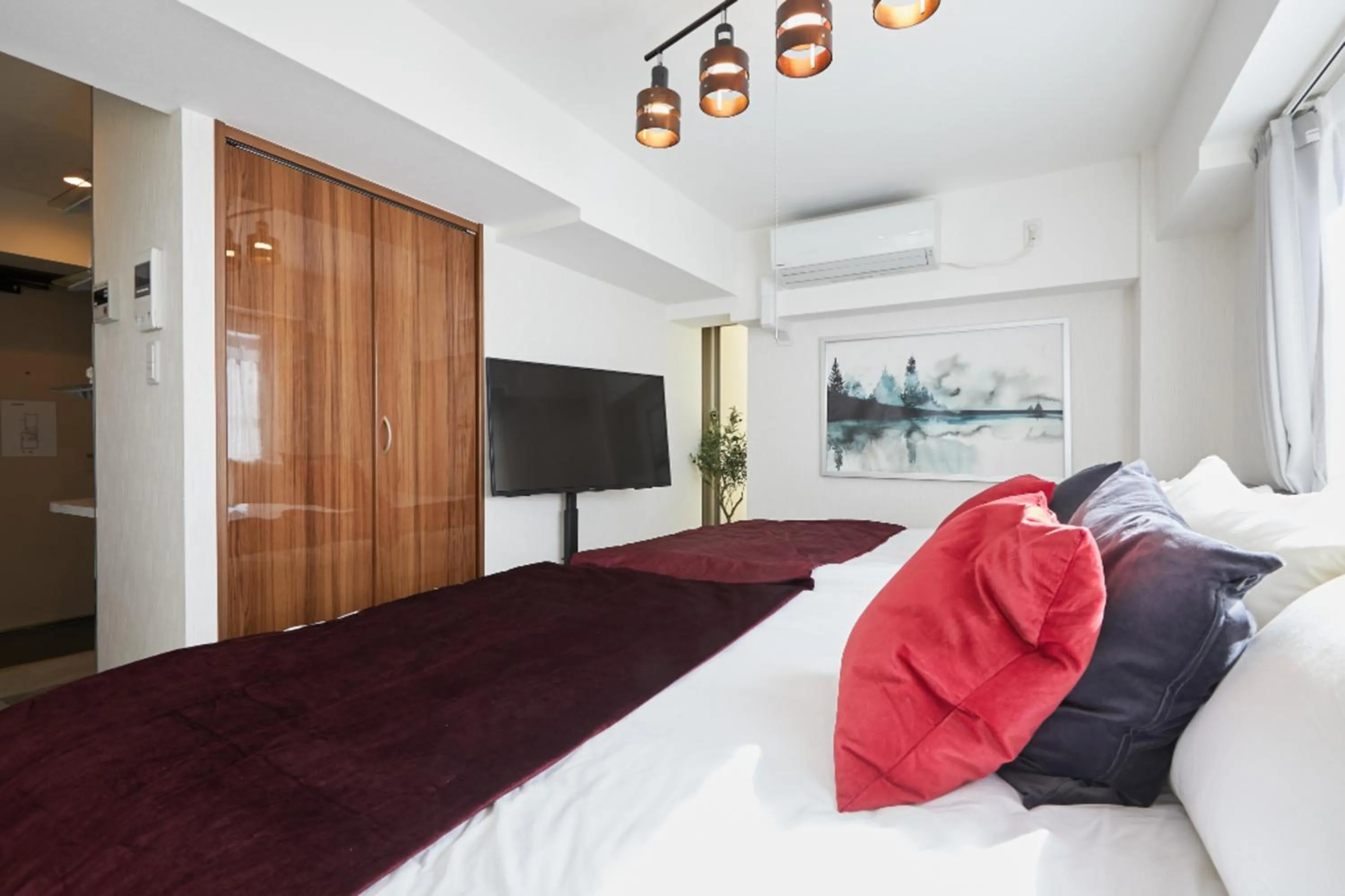 Bed in HOTEL AIS HATAGAYA