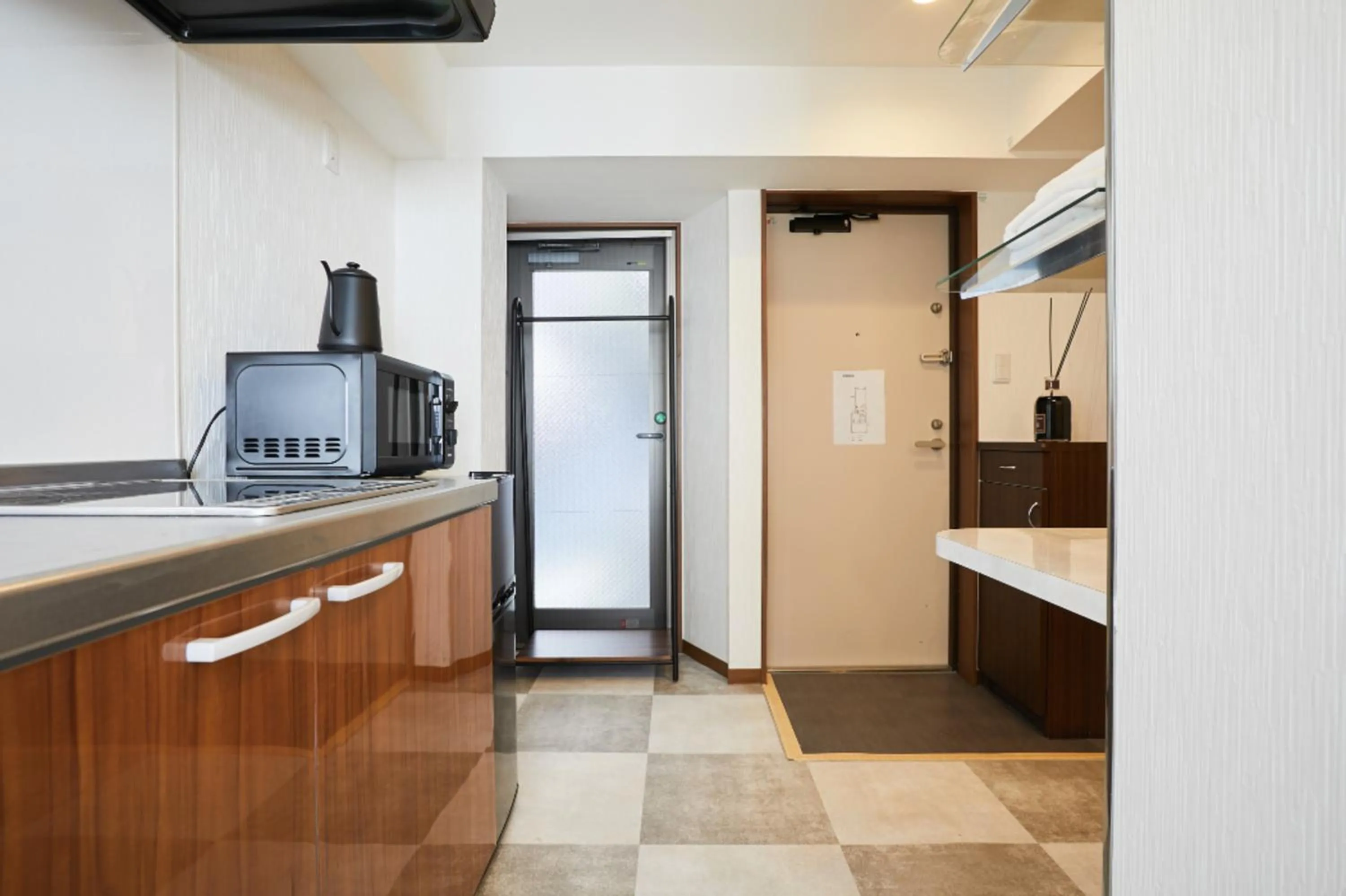 Kitchen or kitchenette in HOTEL AIS HATAGAYA