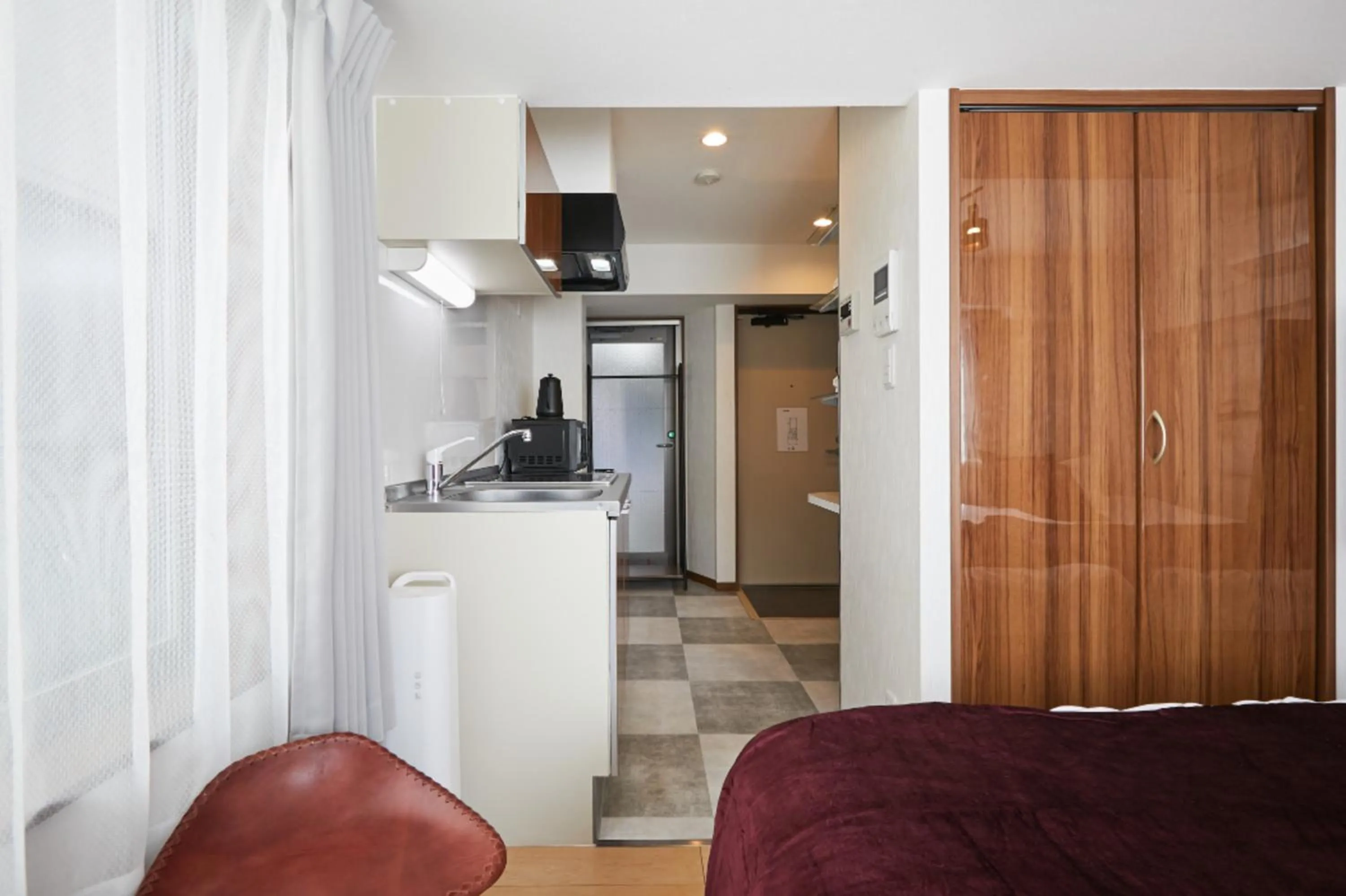 Kitchen or kitchenette in HOTEL AIS HATAGAYA