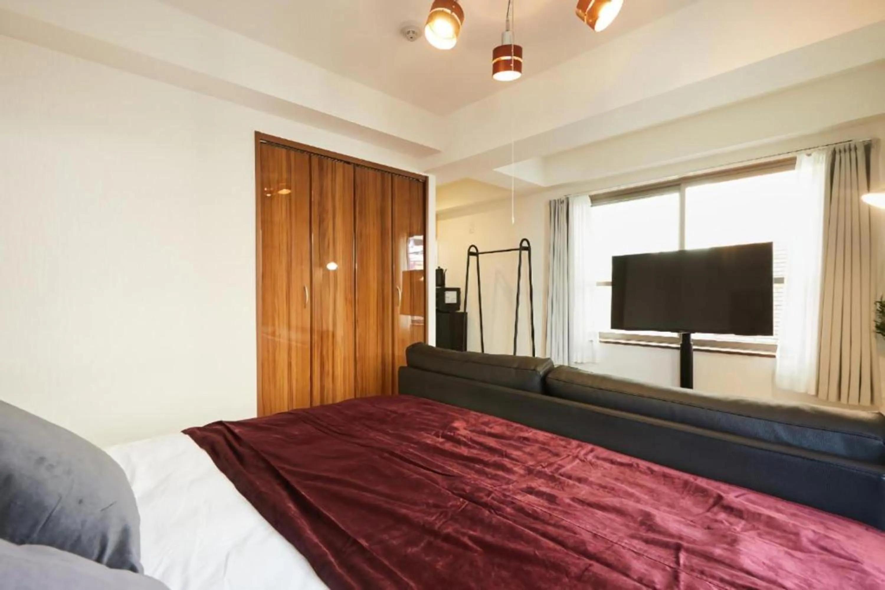 Communal lounge/ TV room, Bed in HOTEL AIS HATAGAYA