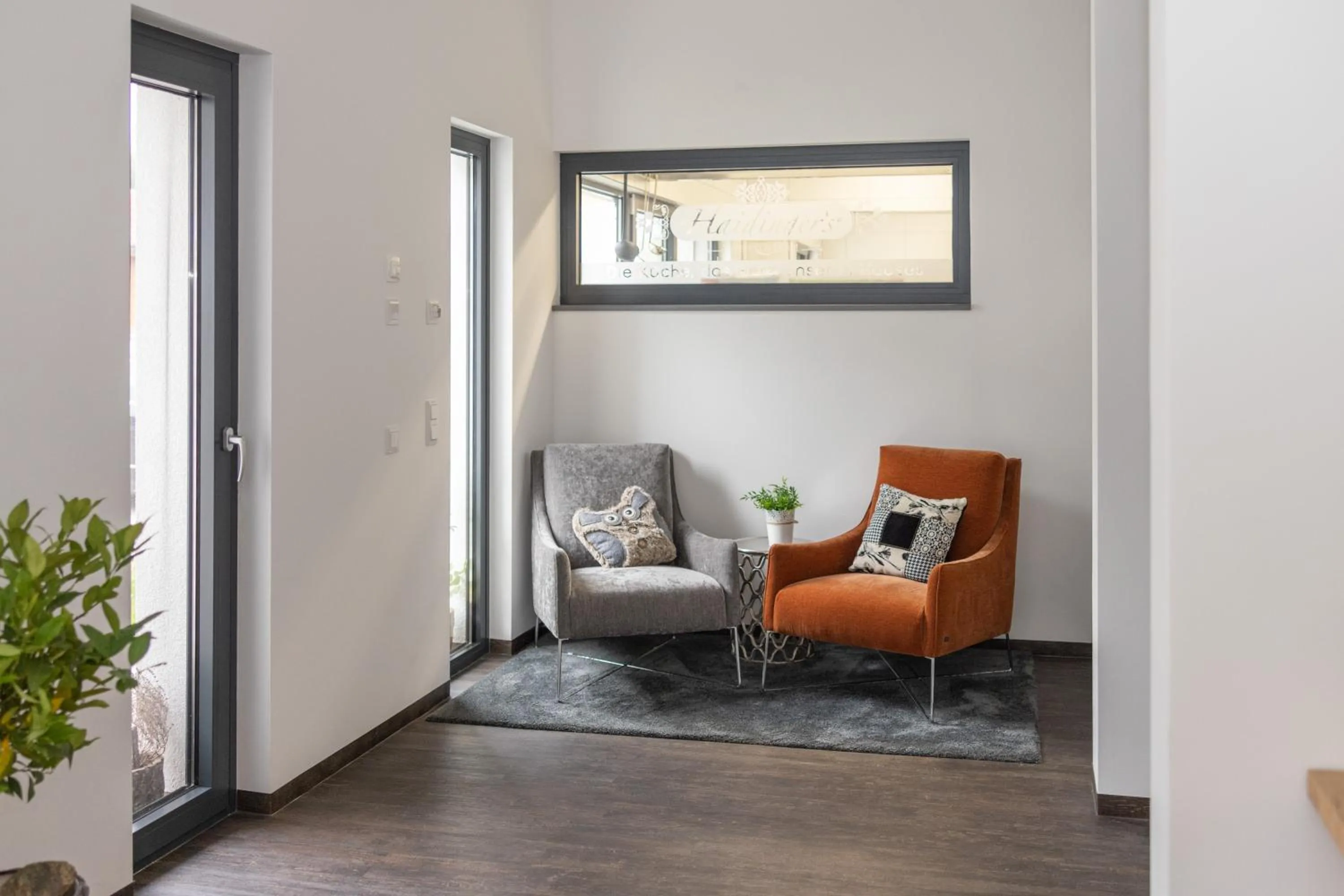 Seating area in Haidinger's Boutique Domizil