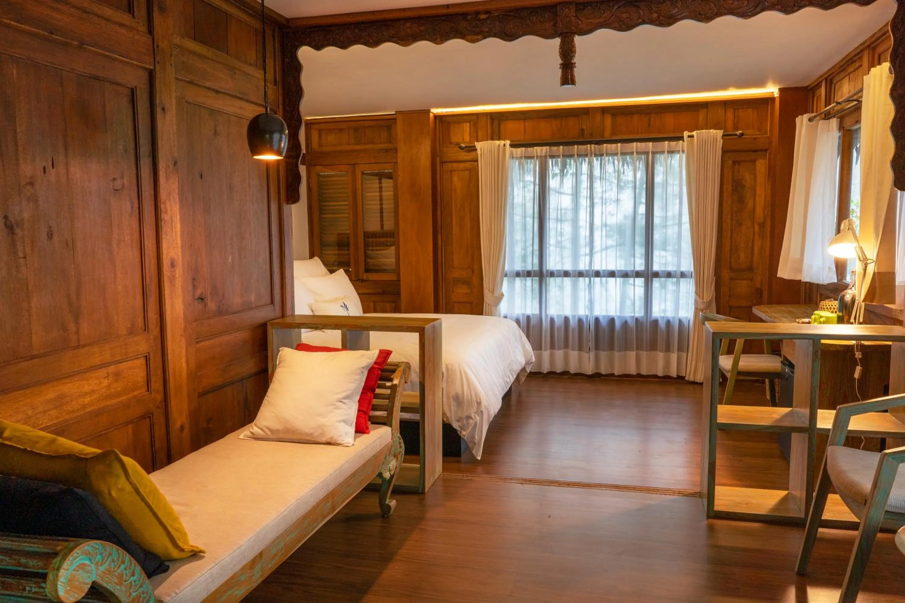 Bed in Tira Vilagna Suites & Spa