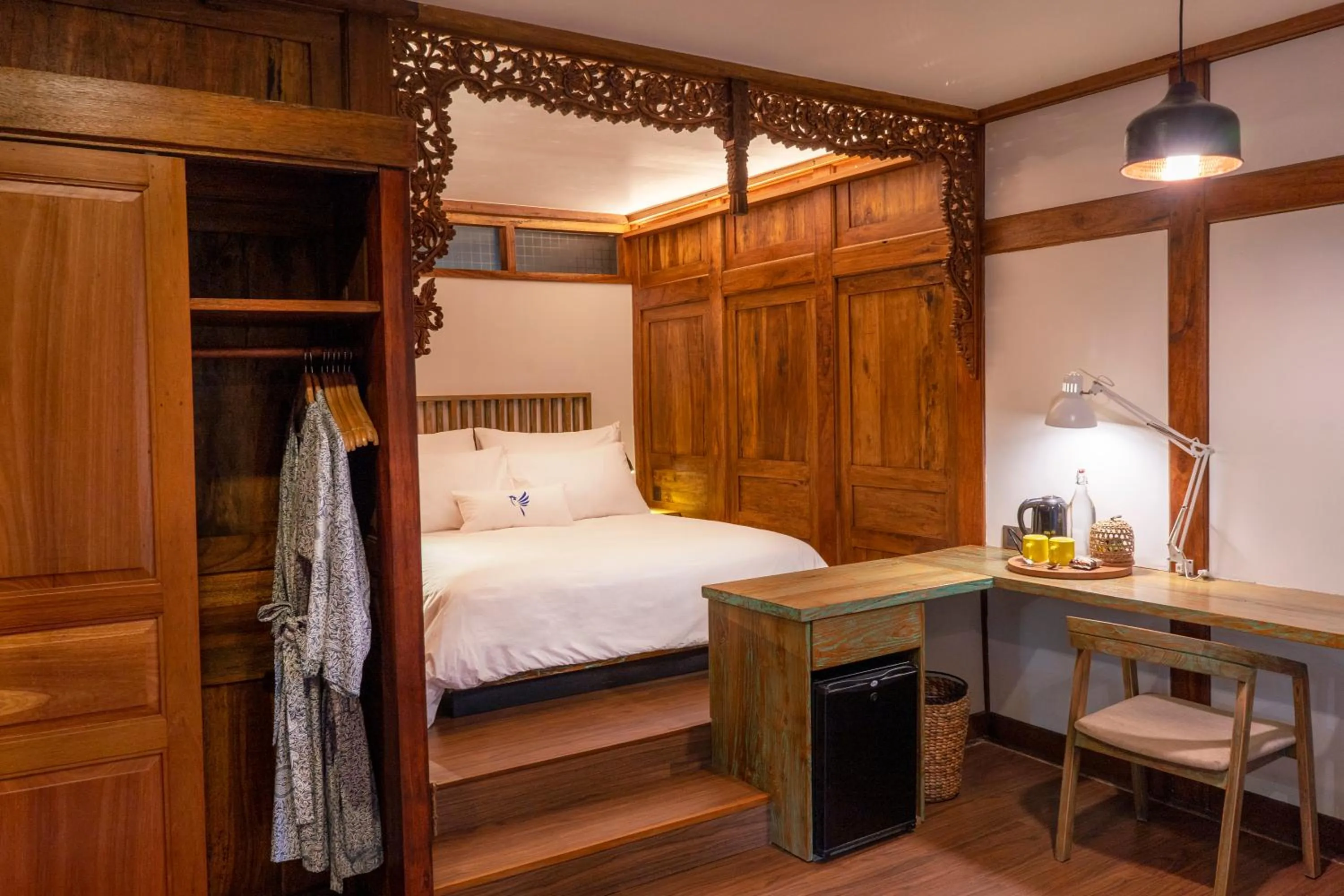 Bed in Tira Vilagna Suites & Spa