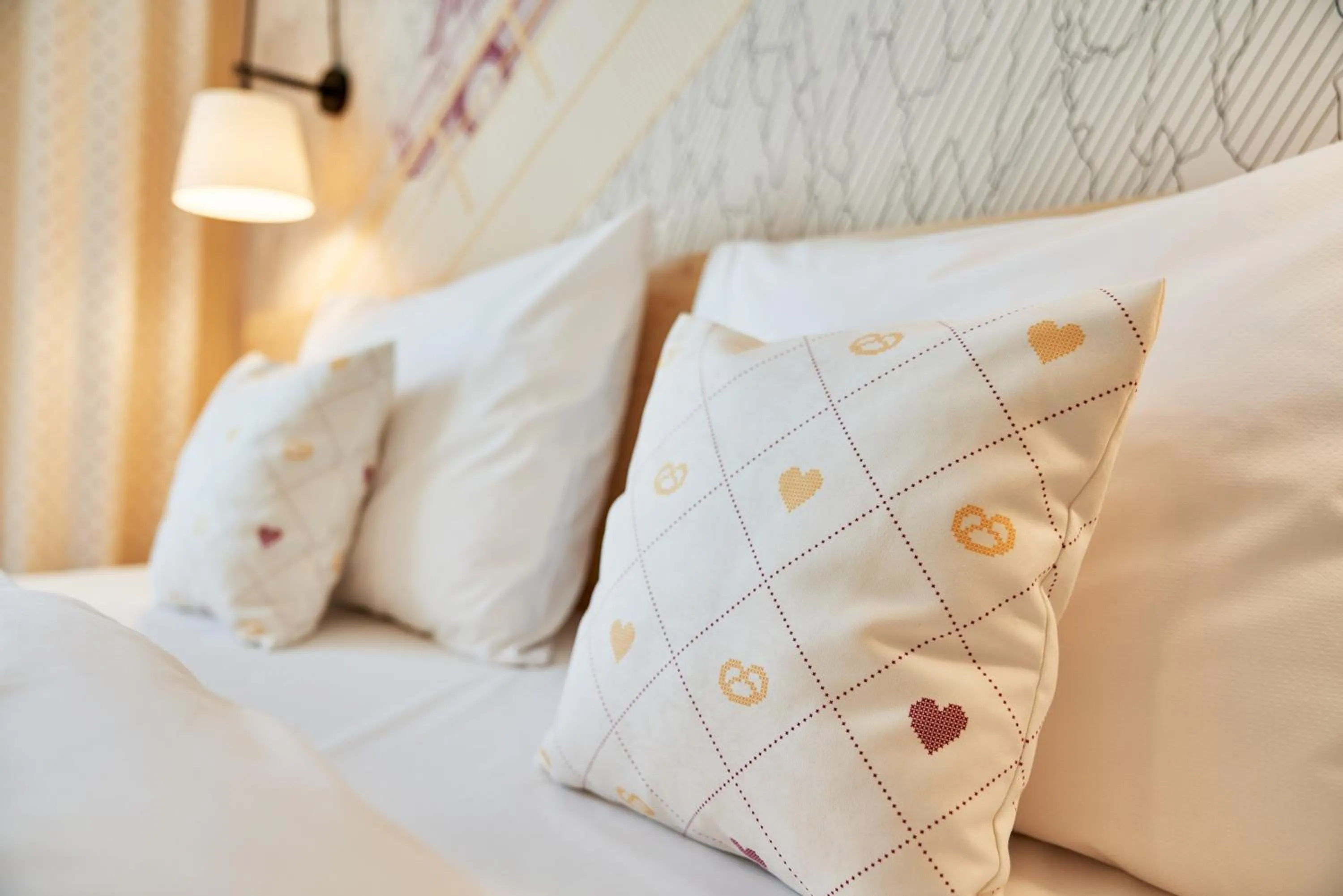 Bed in McDreams Hotel Ingolstadt