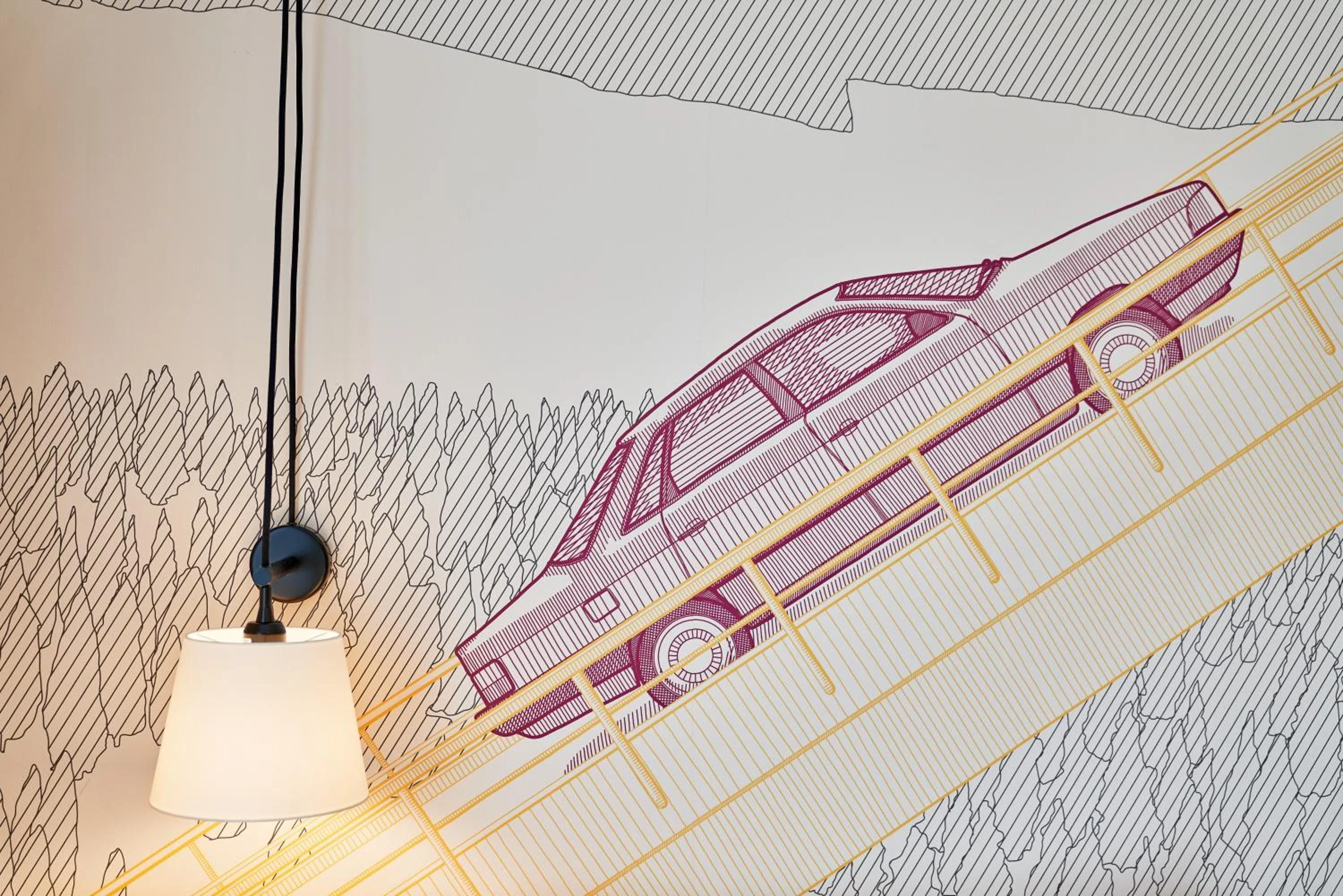 Decorative detail in McDreams Hotel Ingolstadt