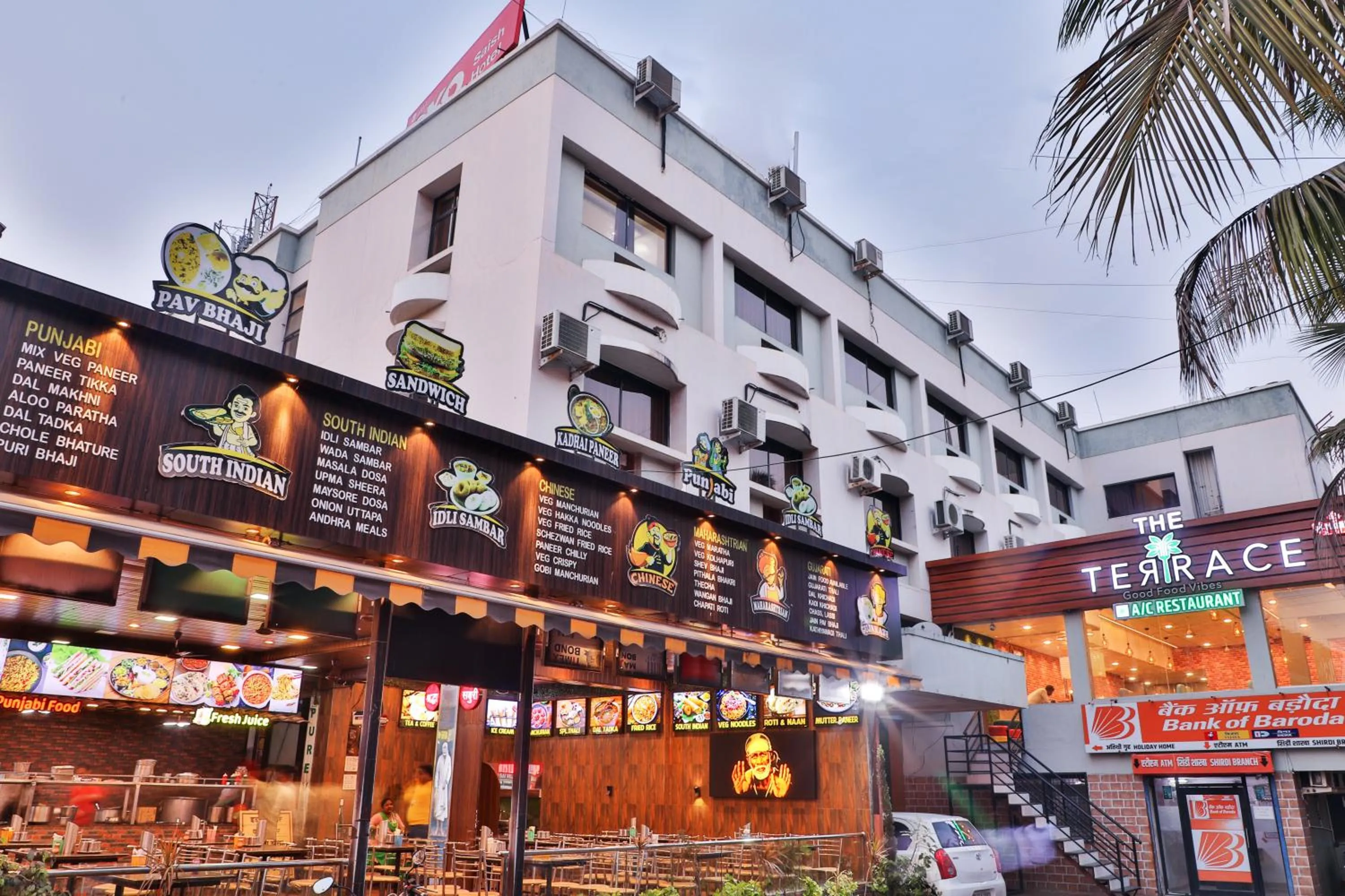 Property building in Saish Hotel Shirdi