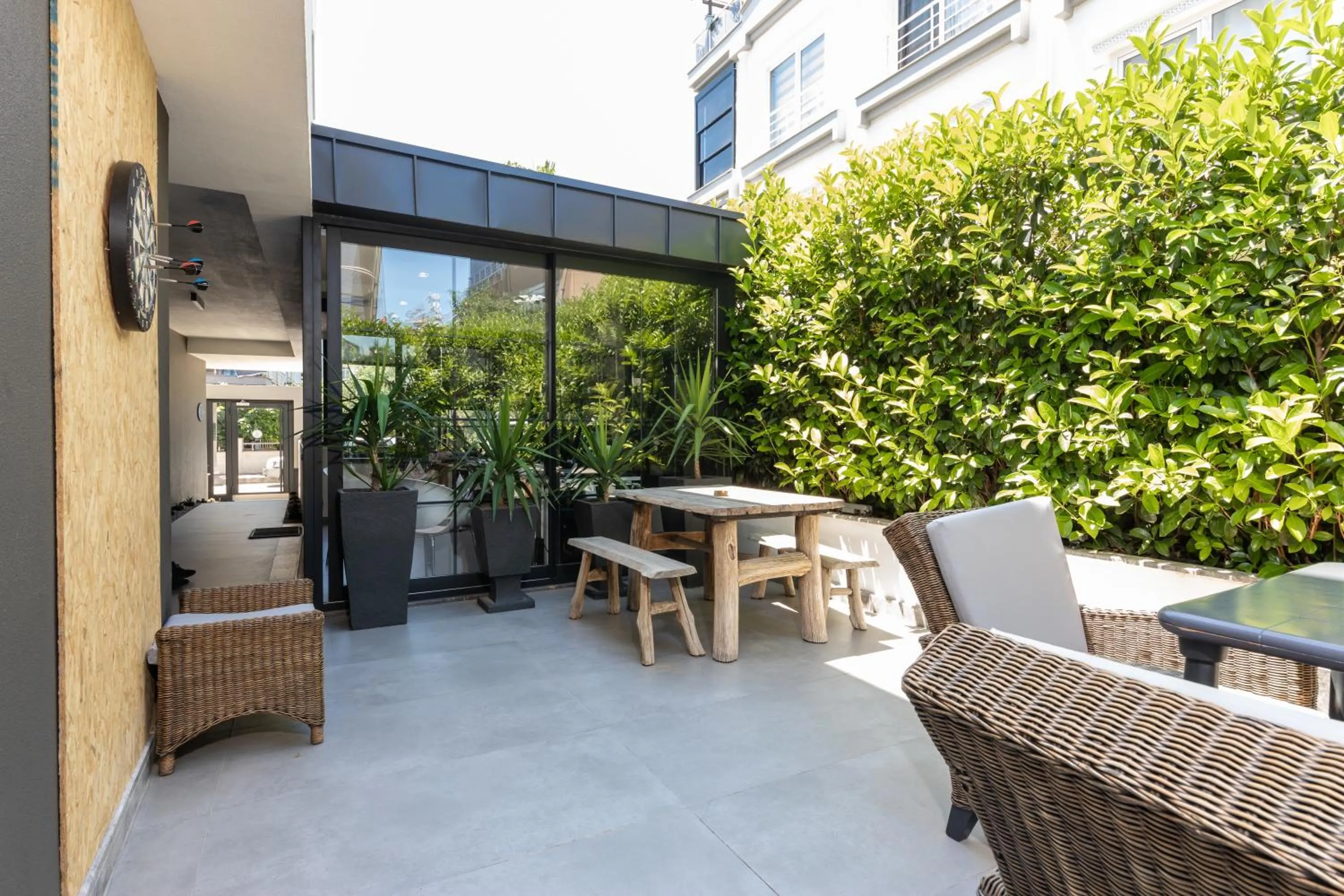 Garden view in Z-Suites