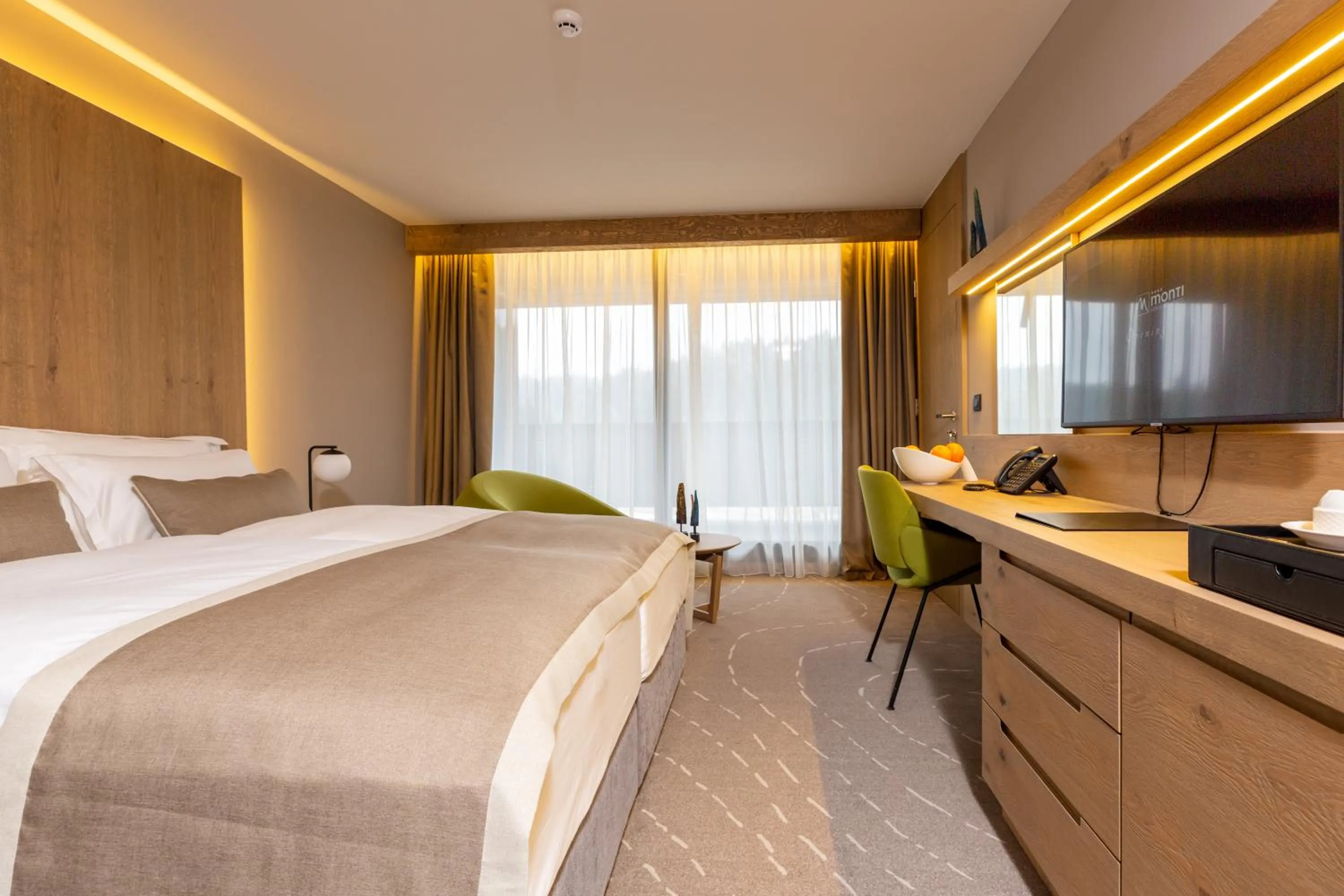 Bed in Hotel Monti Spa & Wellness