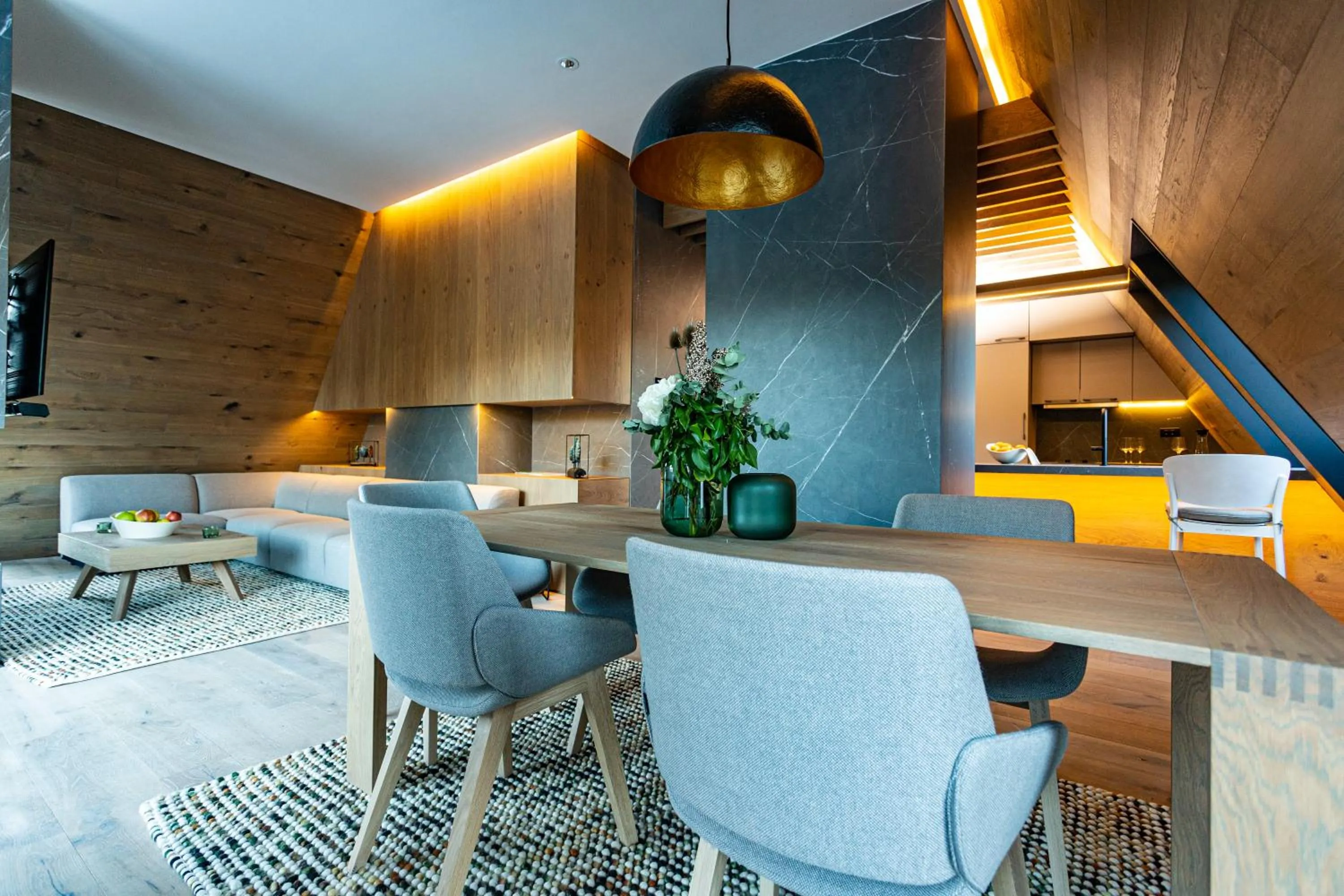 Seating area in Hotel Monti Spa & Wellness