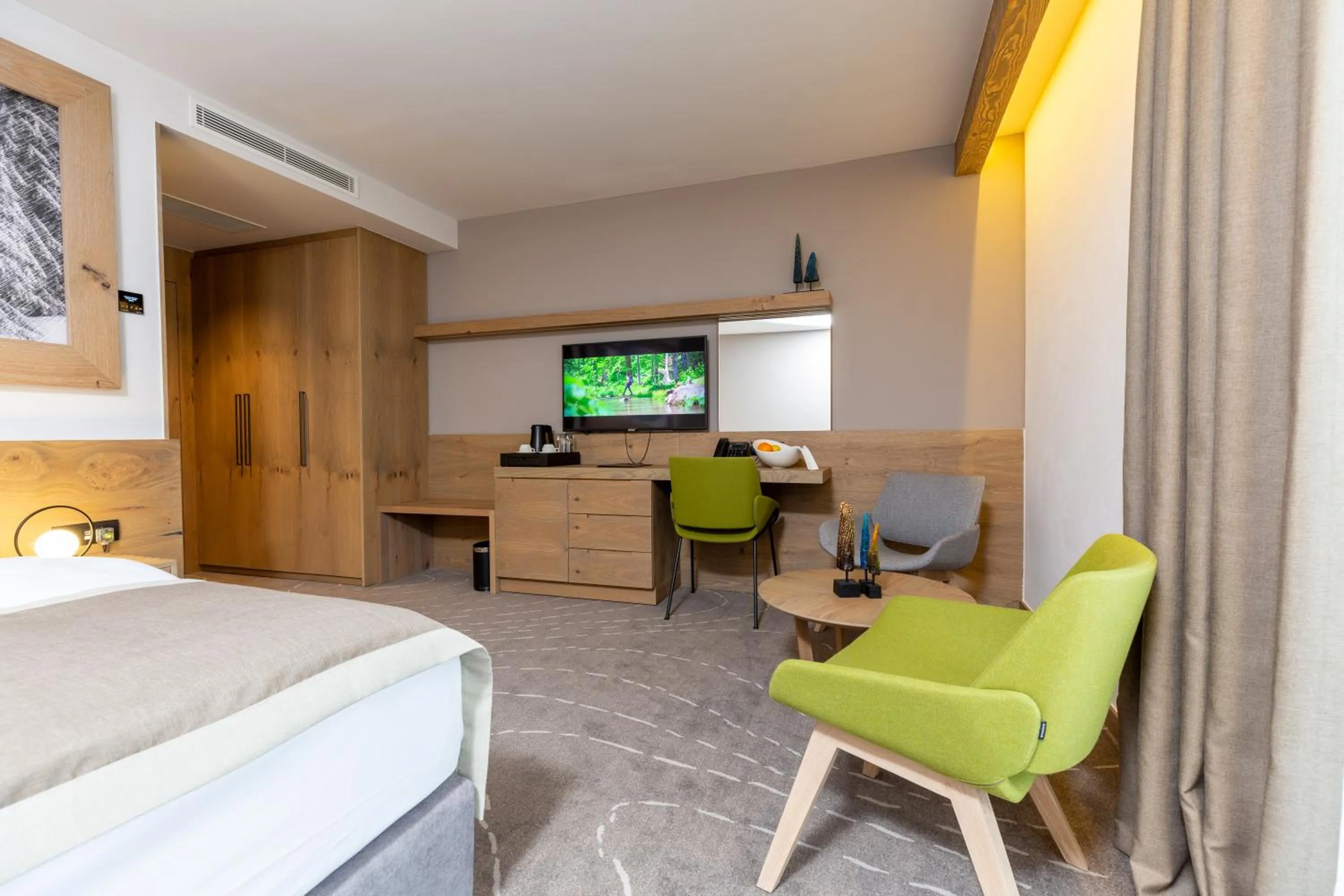 Bed in Hotel Monti Spa & Wellness