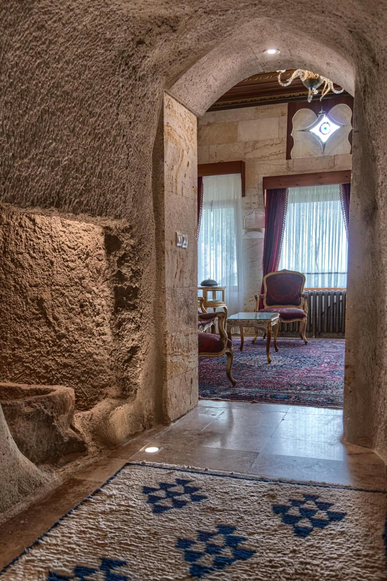 Living room in MUSEUM HOTEL - Relais & Châteaux