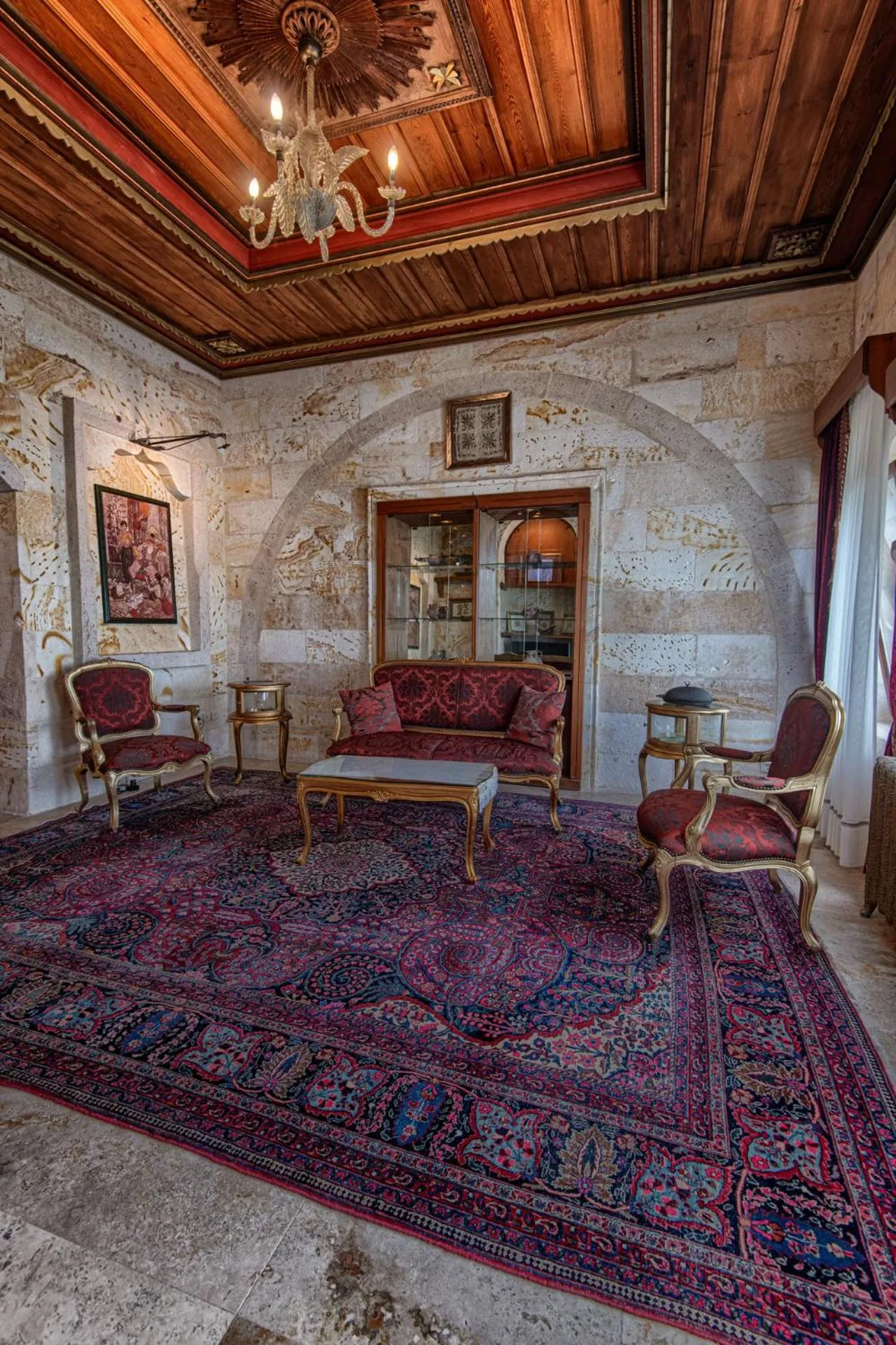 Living room in MUSEUM HOTEL - Relais & Châteaux