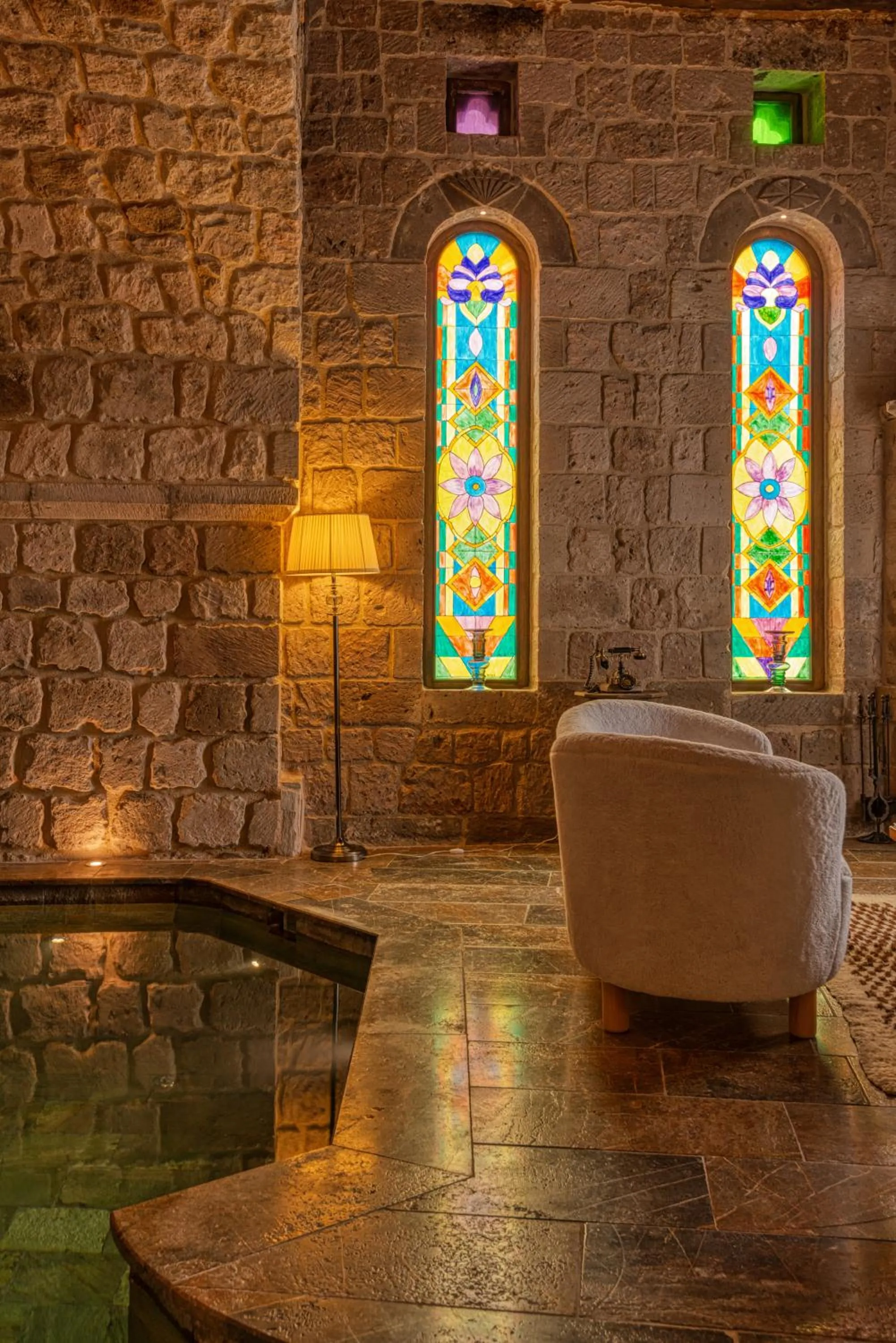 Living room in MUSEUM HOTEL - Relais & Châteaux