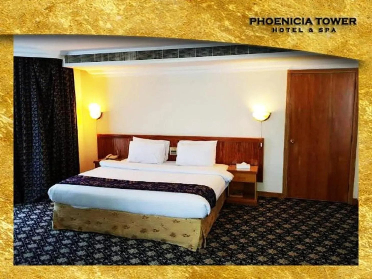 Bed in Phoenicia Tower Hotel And Spa