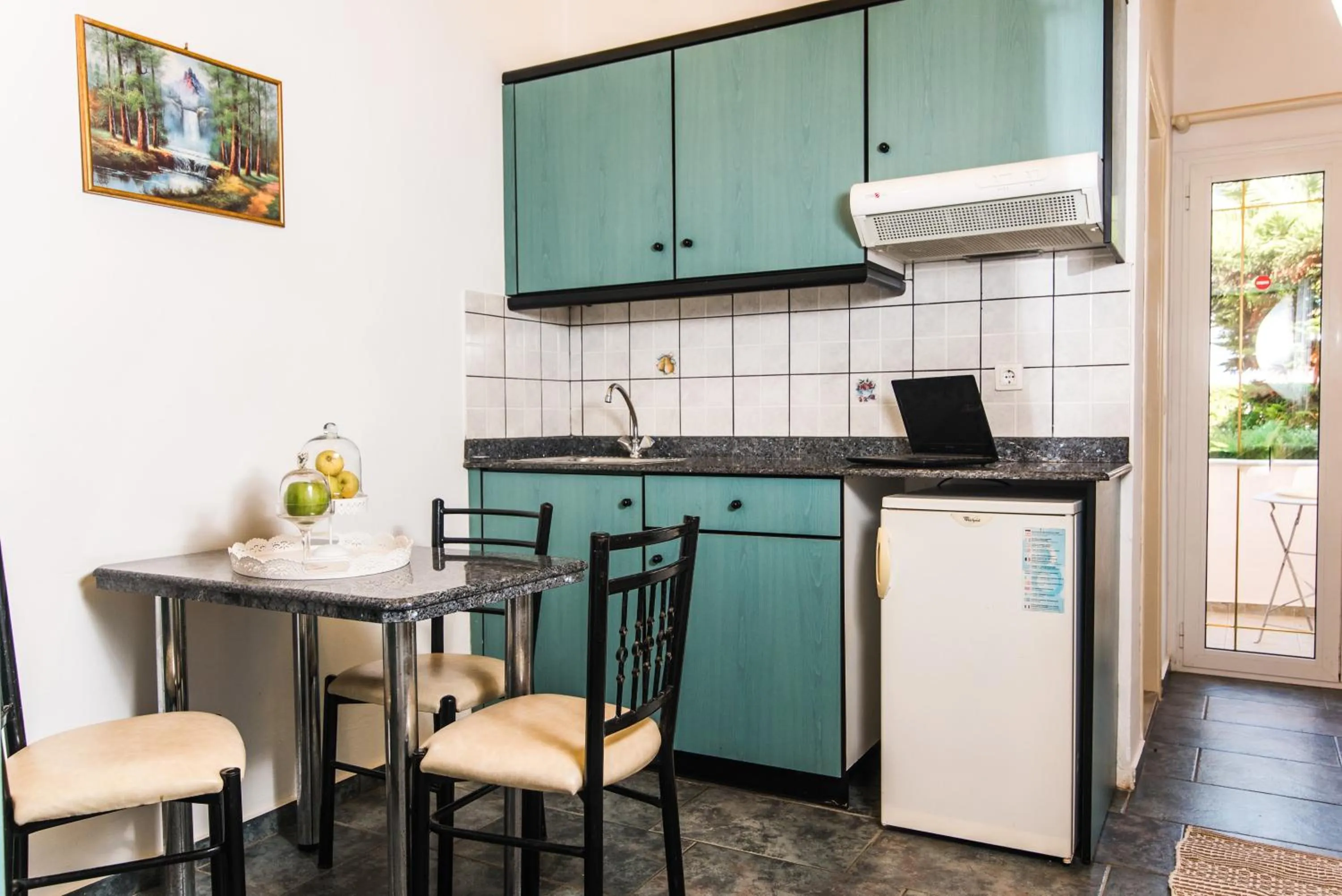 Kitchen or kitchenette in Yiannis Manos Hotel Resort