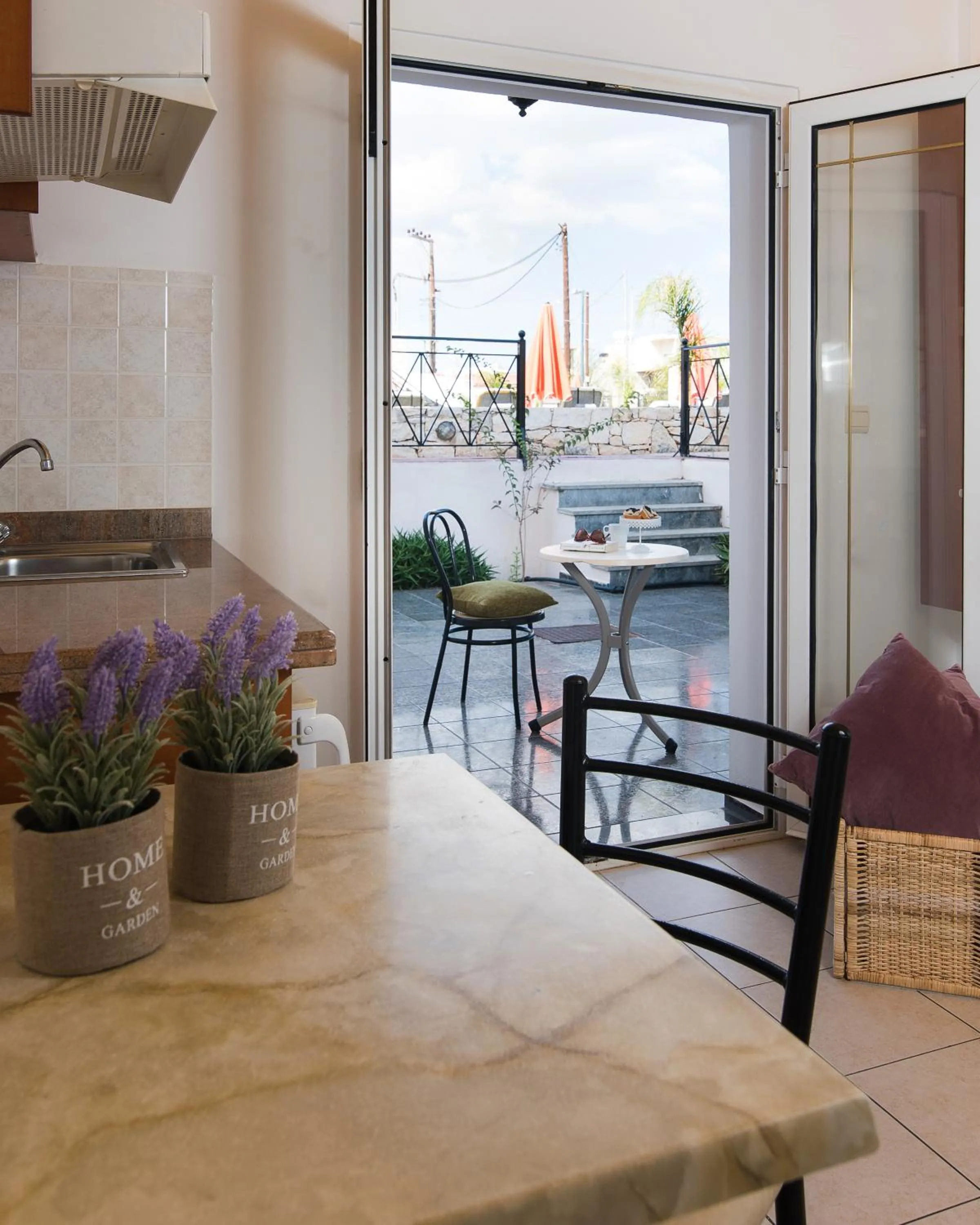 Seating area in Yiannis Manos Hotel Resort