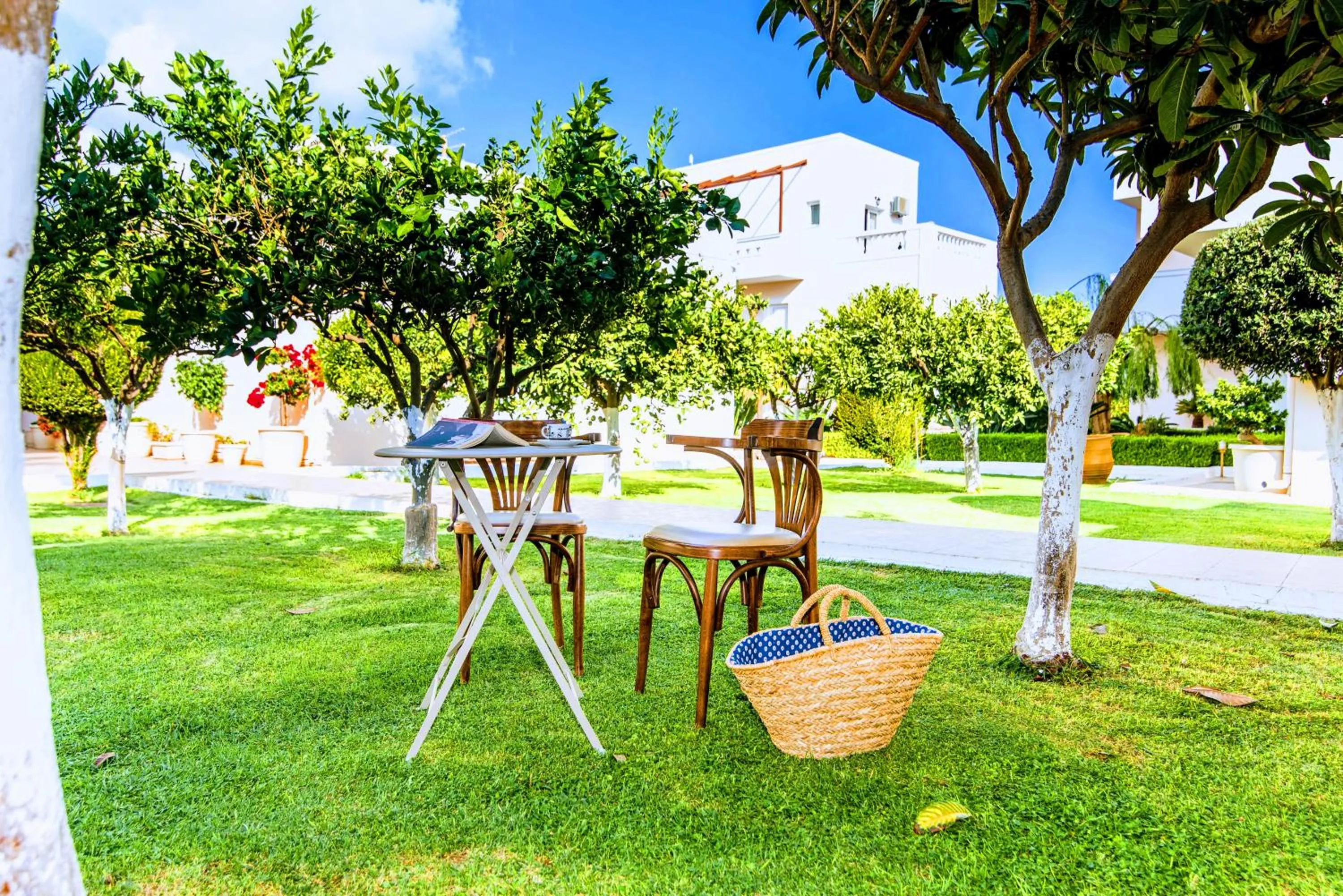 Garden in Yiannis Manos Hotel Resort