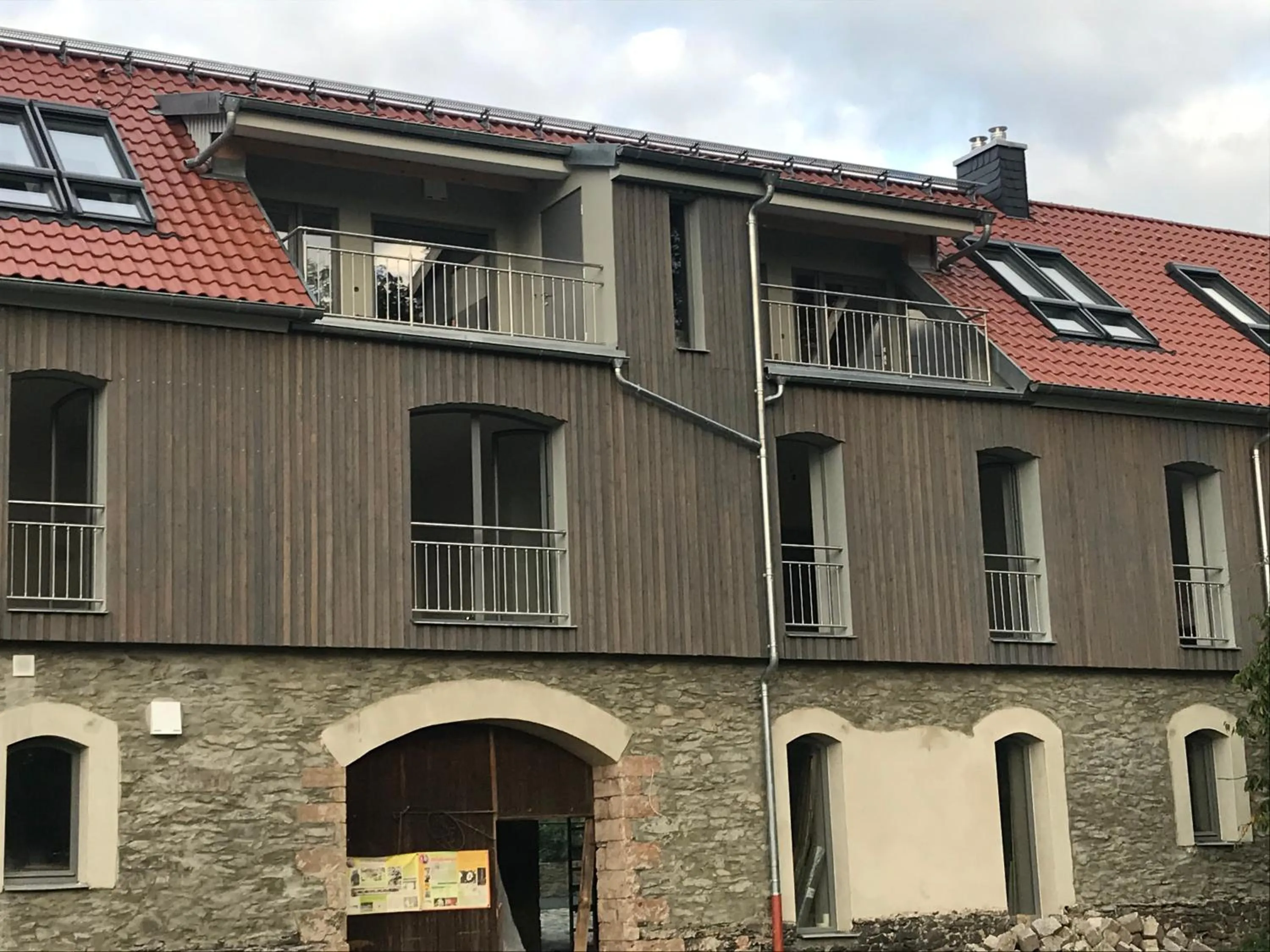 Property building in Gästehaus Lausnitz Zimmer