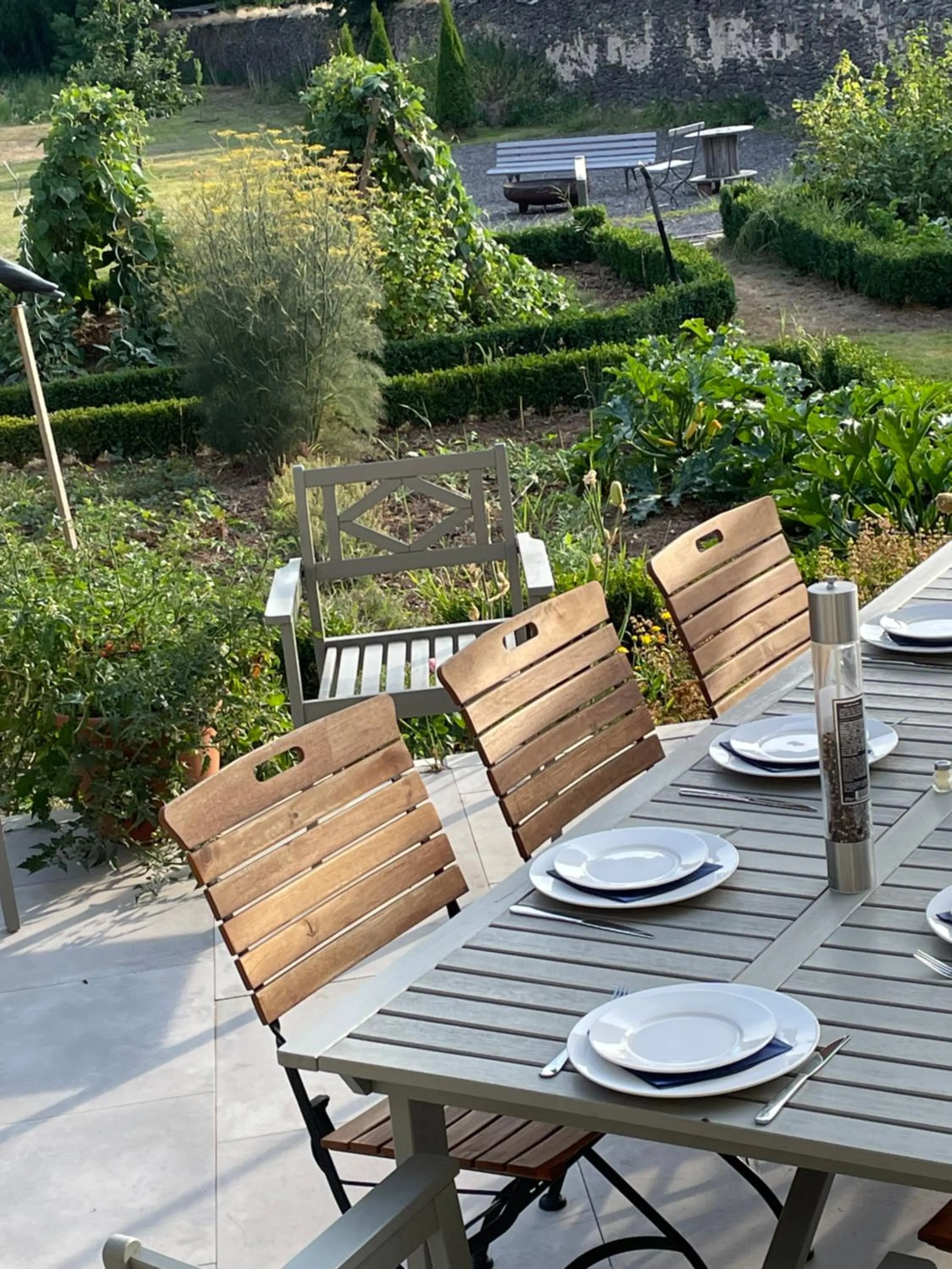 Balcony/Terrace in Gästehaus Lausnitz Zimmer