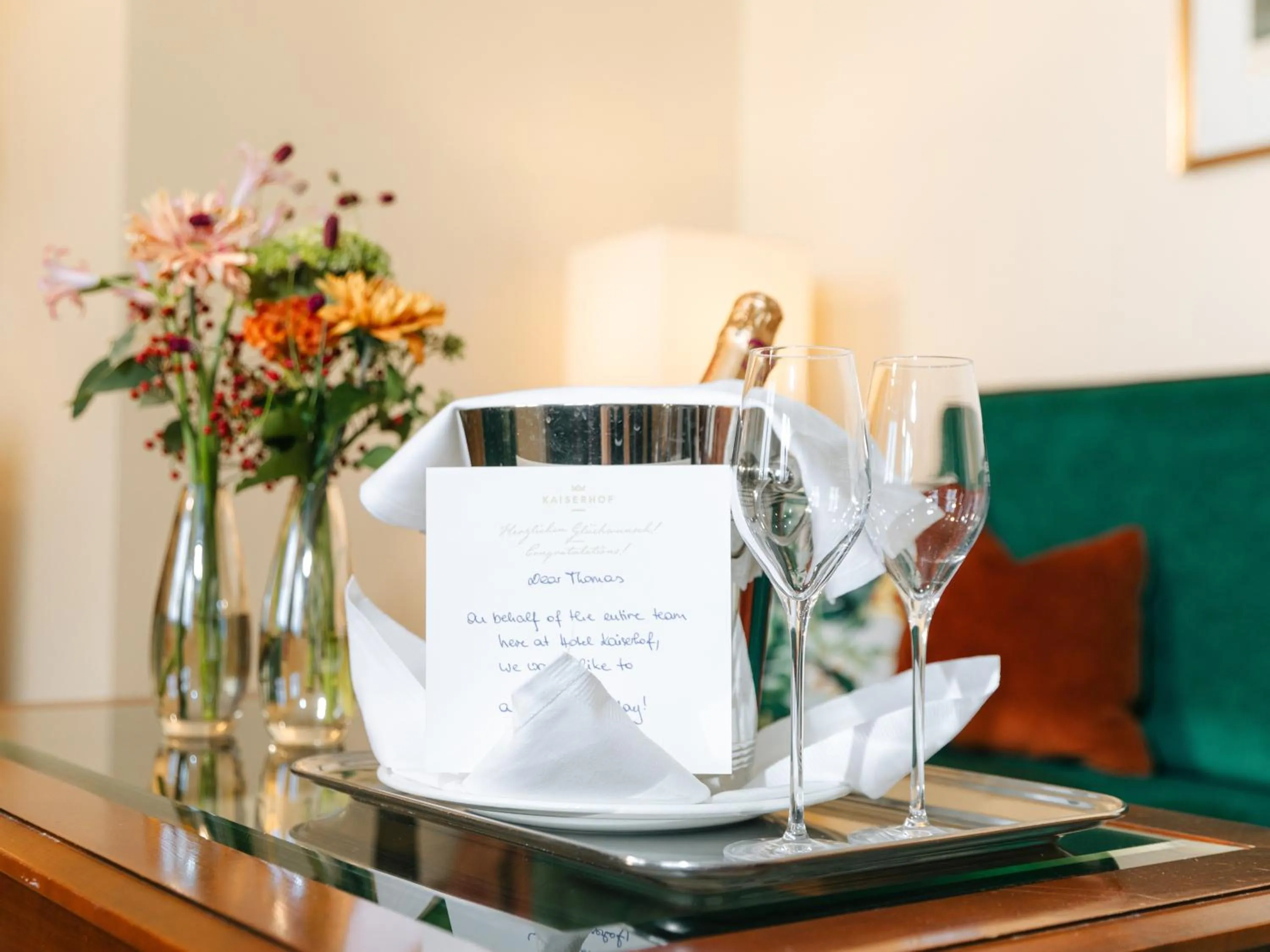 Alcoholic drinks in Hotel Kaiserhof Wien