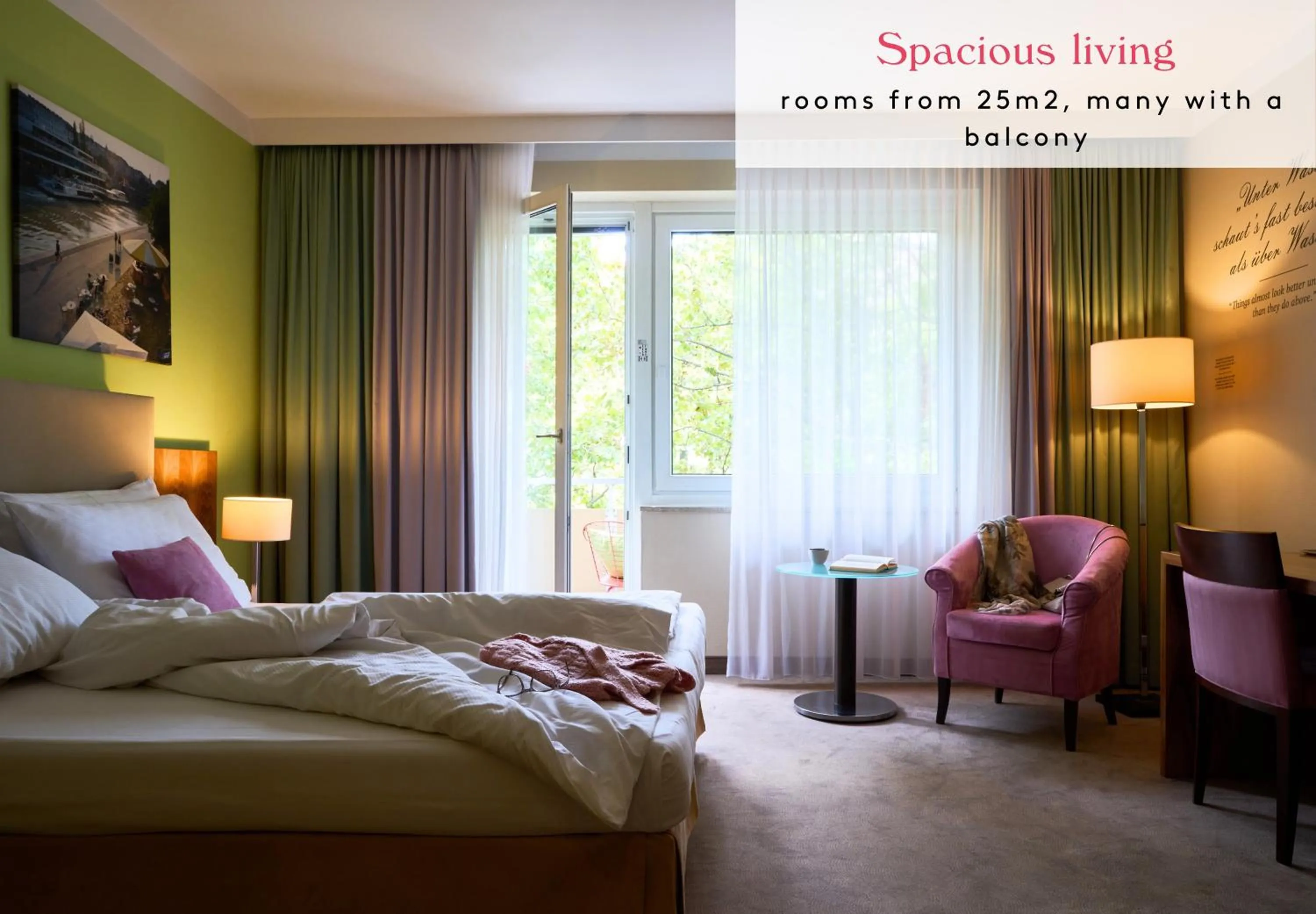 Photo of the whole room, Bed in Henriette Stadthotel Vienna