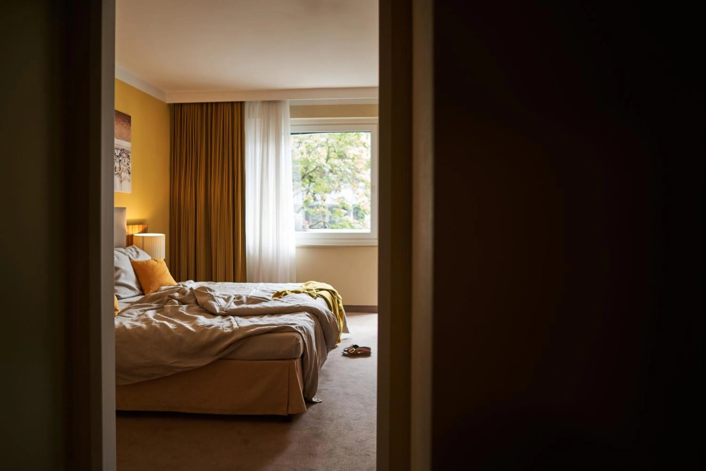 Photo of the whole room, Bed in Henriette Stadthotel Vienna