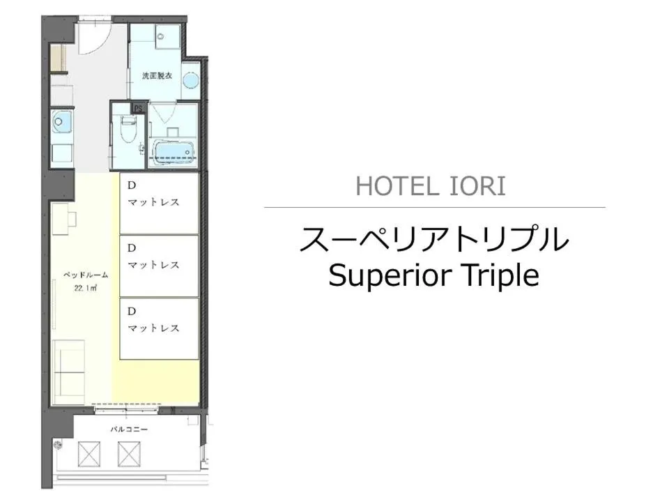 Floor plan in Hotel Iori ホテル庵
