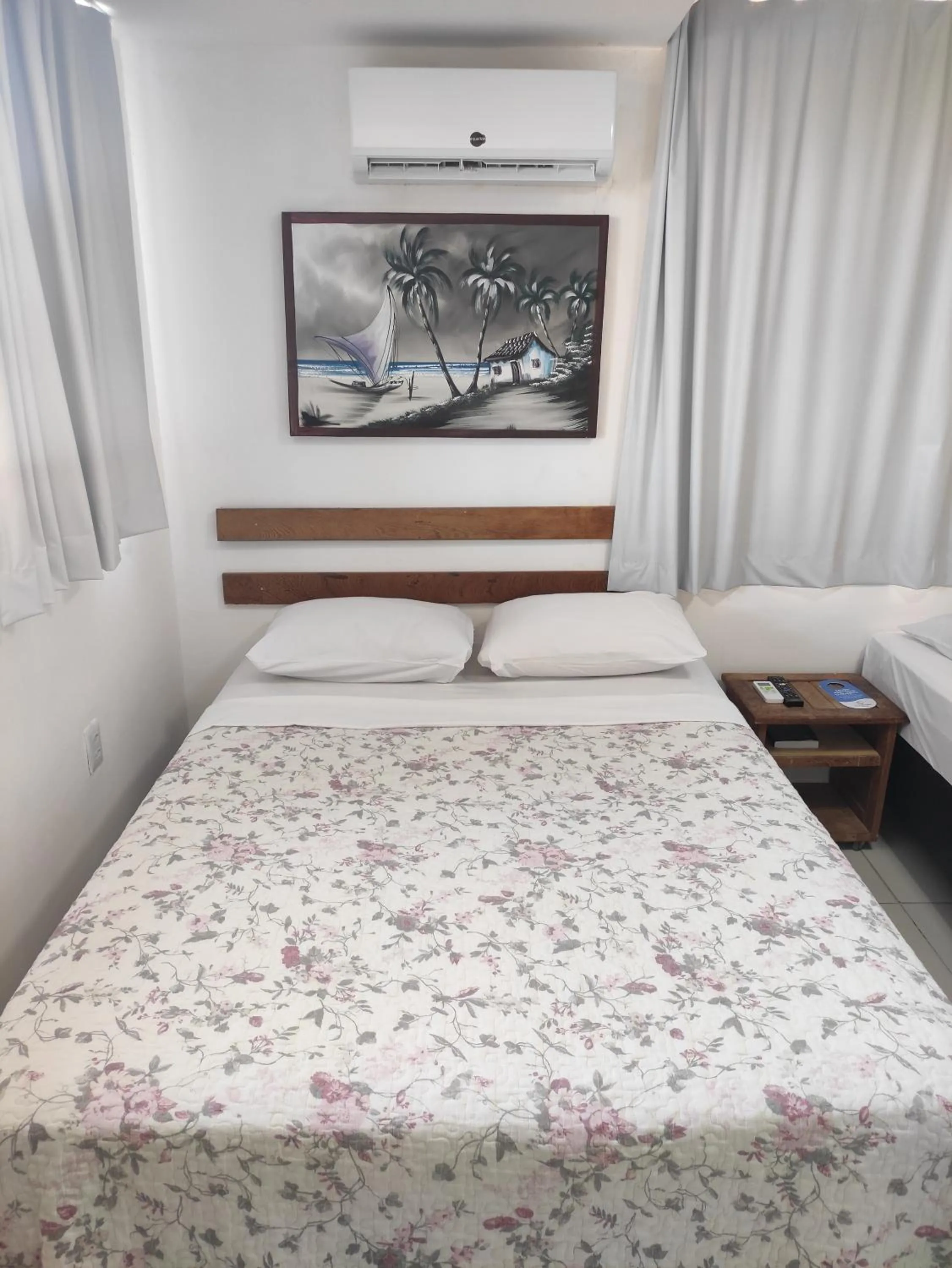 Bed in Encanto da Praia hotel pousada