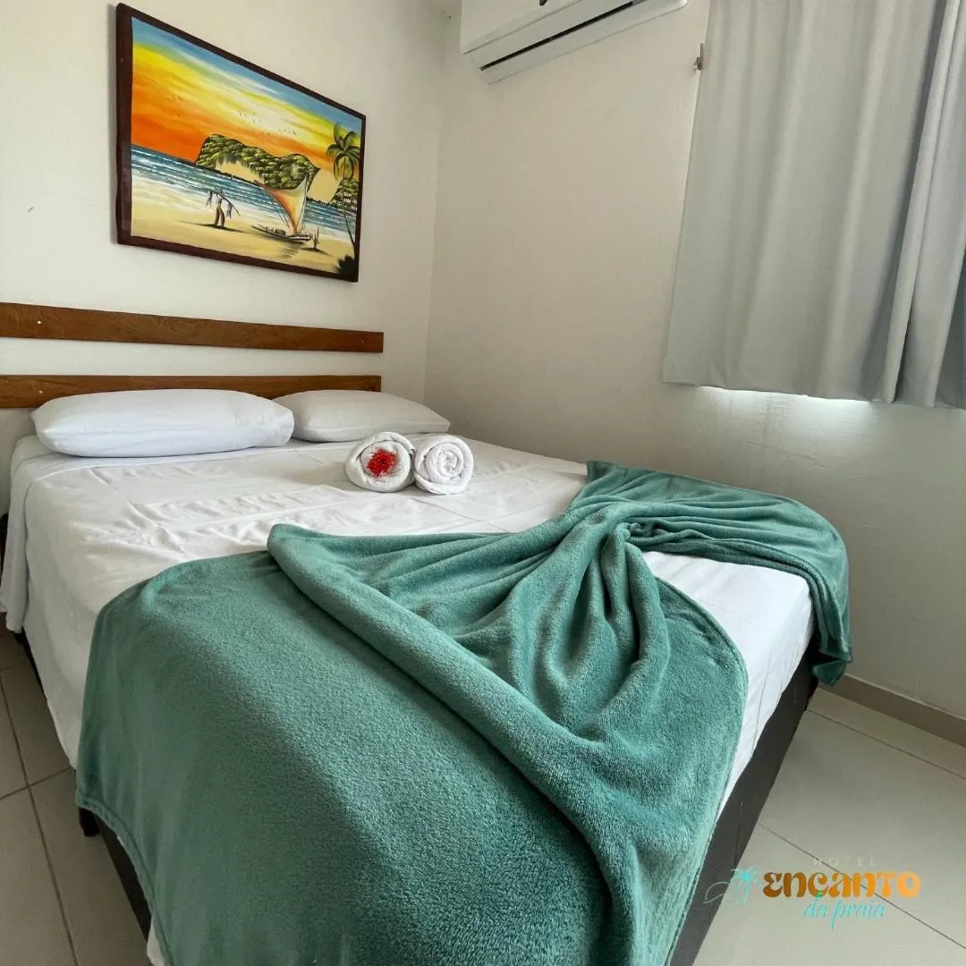 Bed in Encanto da Praia hotel pousada