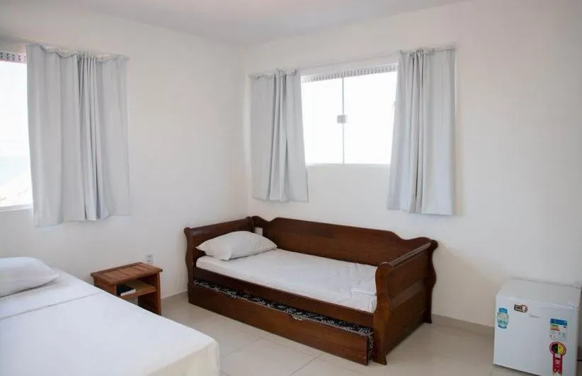 Bed in Encanto da Praia hotel pousada