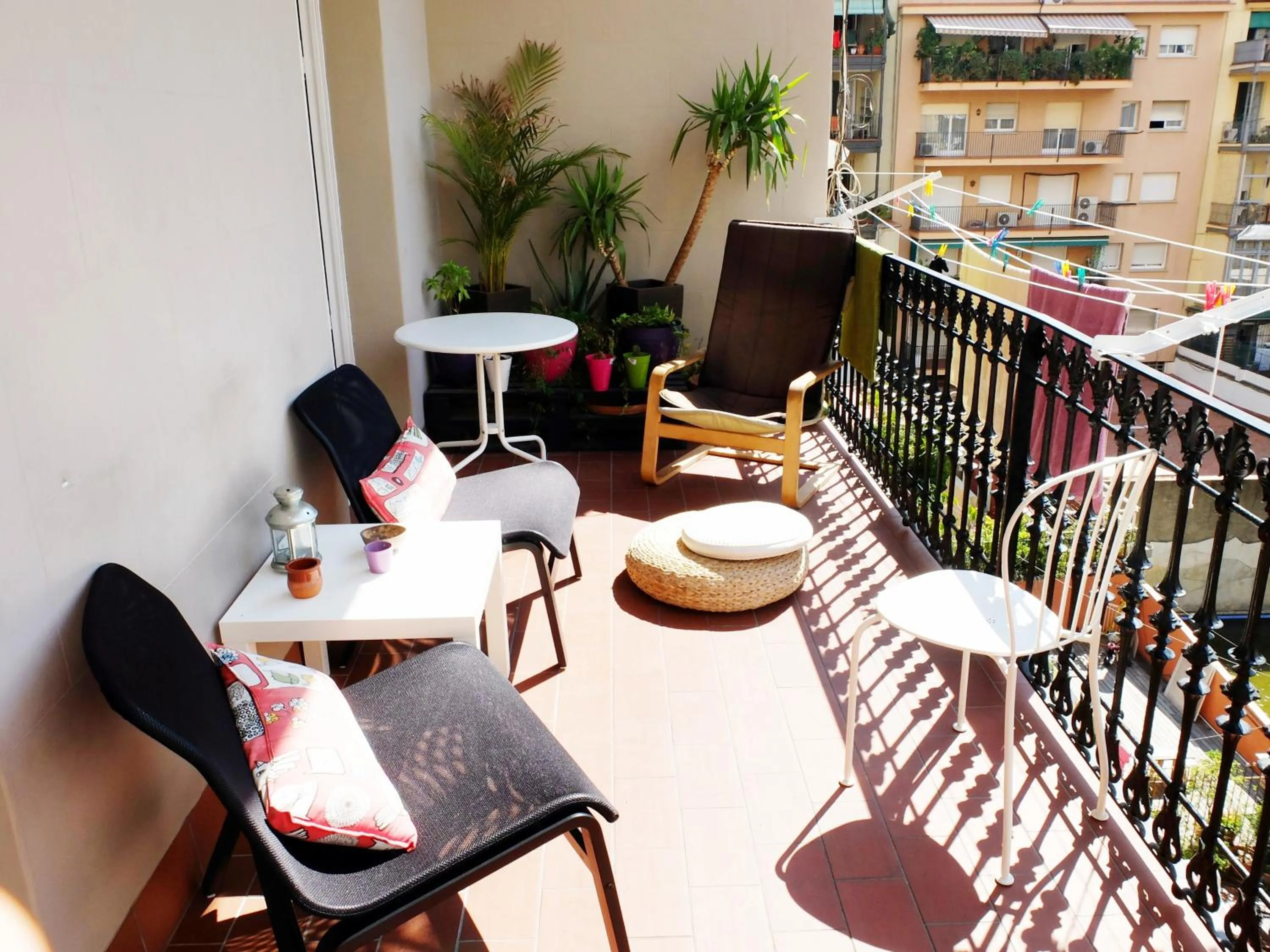 Garden view in Fabrizzio's Petit