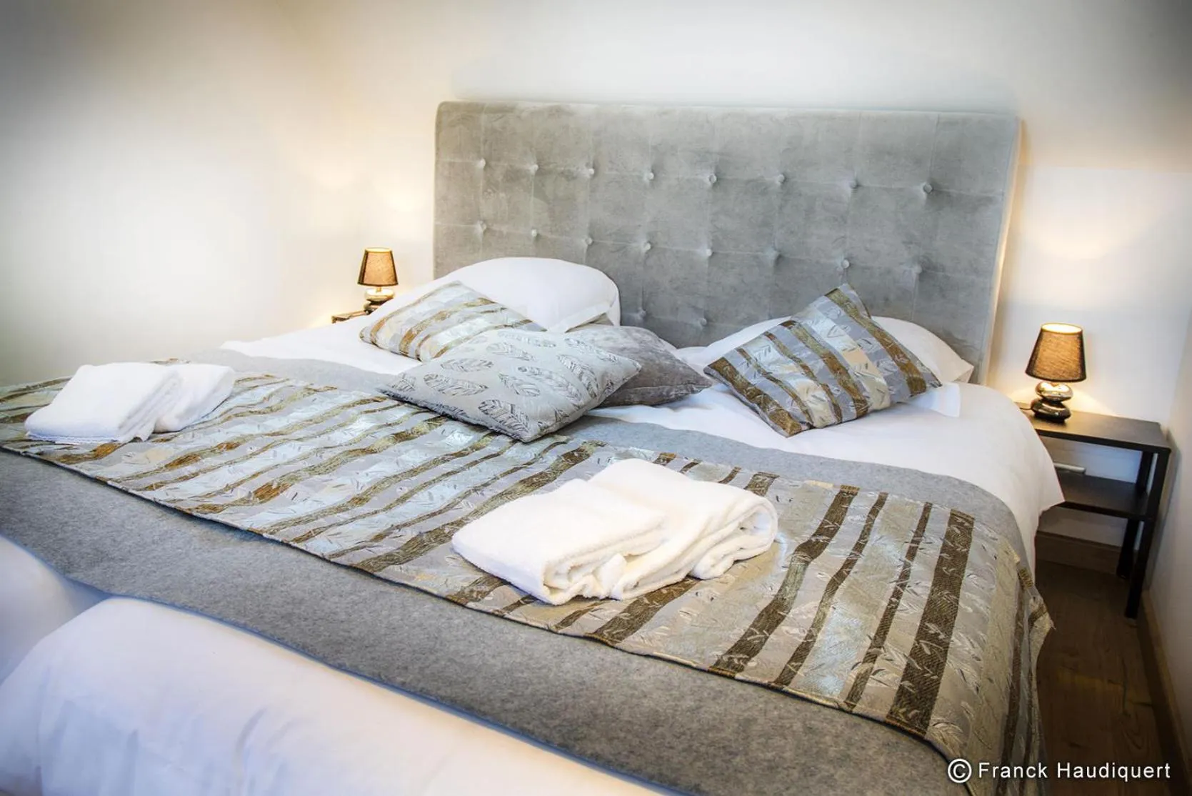 Bedroom, Bed in Gite Domaine de Trevety