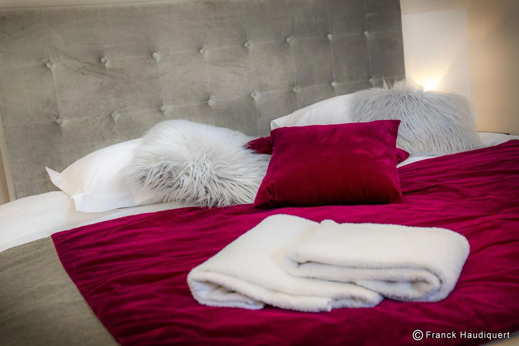 Bedroom, Bed in Gite Domaine de Trevety