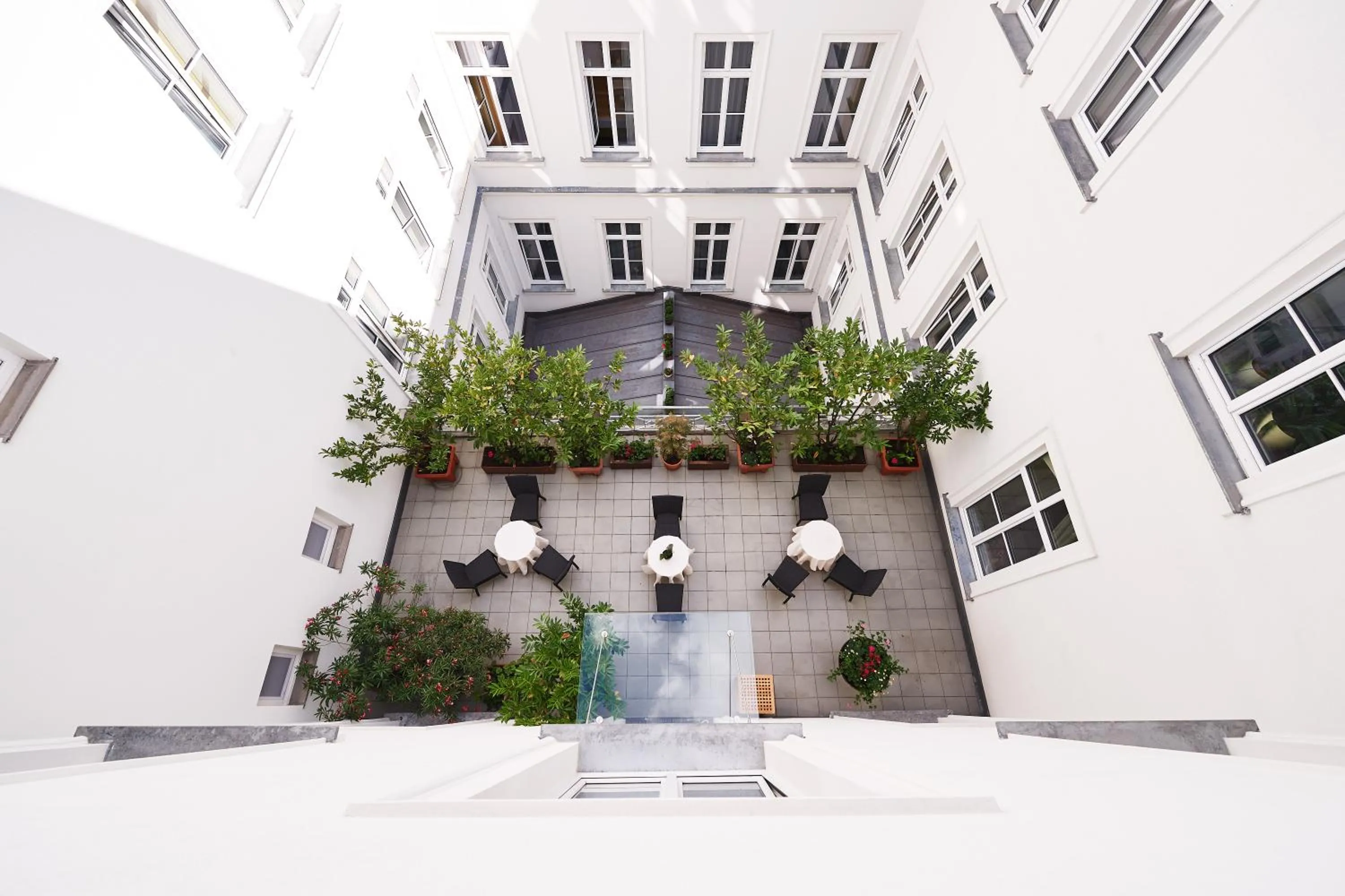 Patio in Hotel Austria - Wien