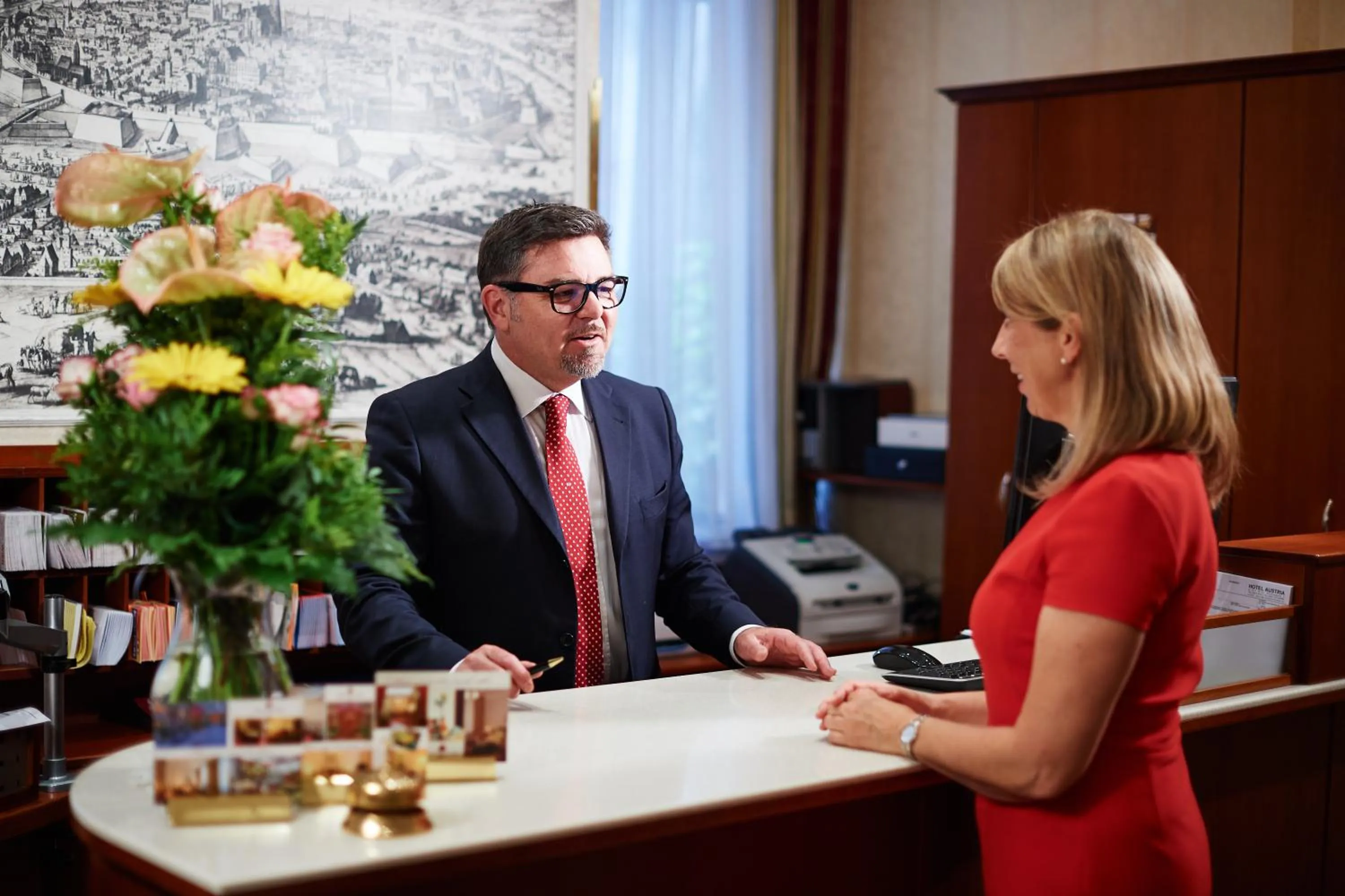 Lobby or reception in Hotel Austria - Wien