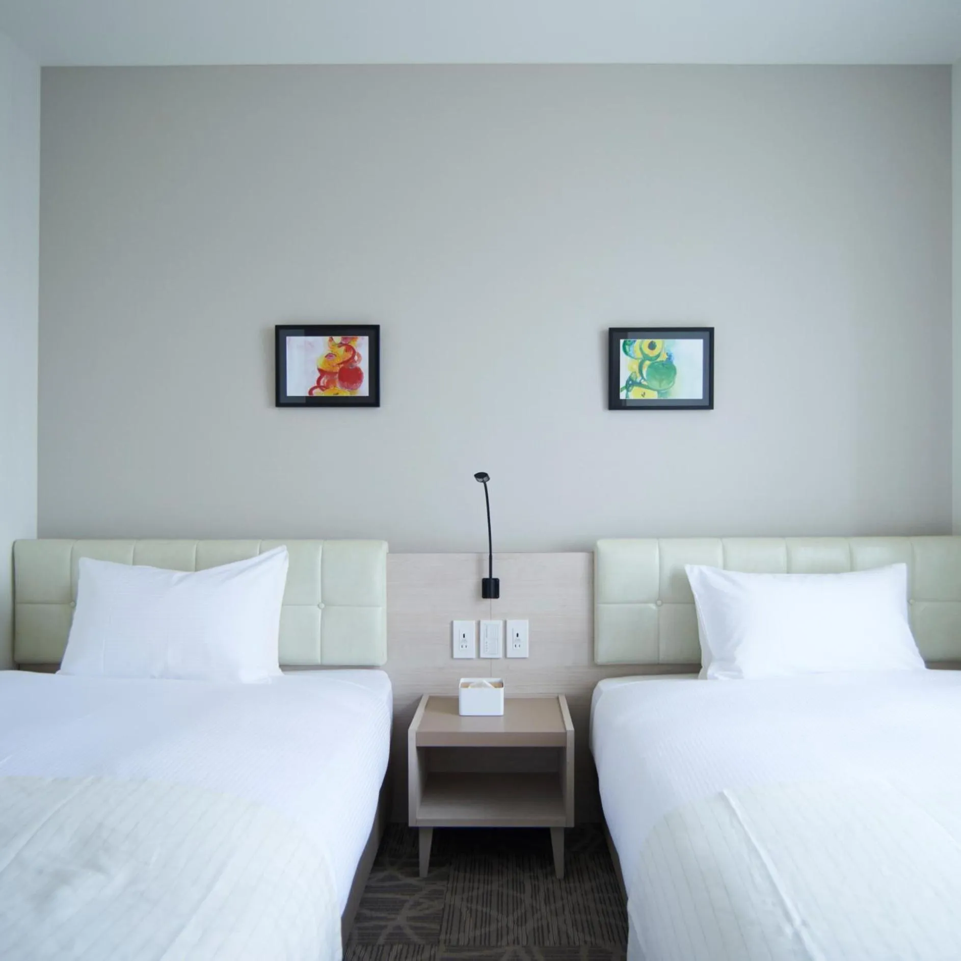 Bed in QuintessaHotel TokyoHaneda Comic&Books