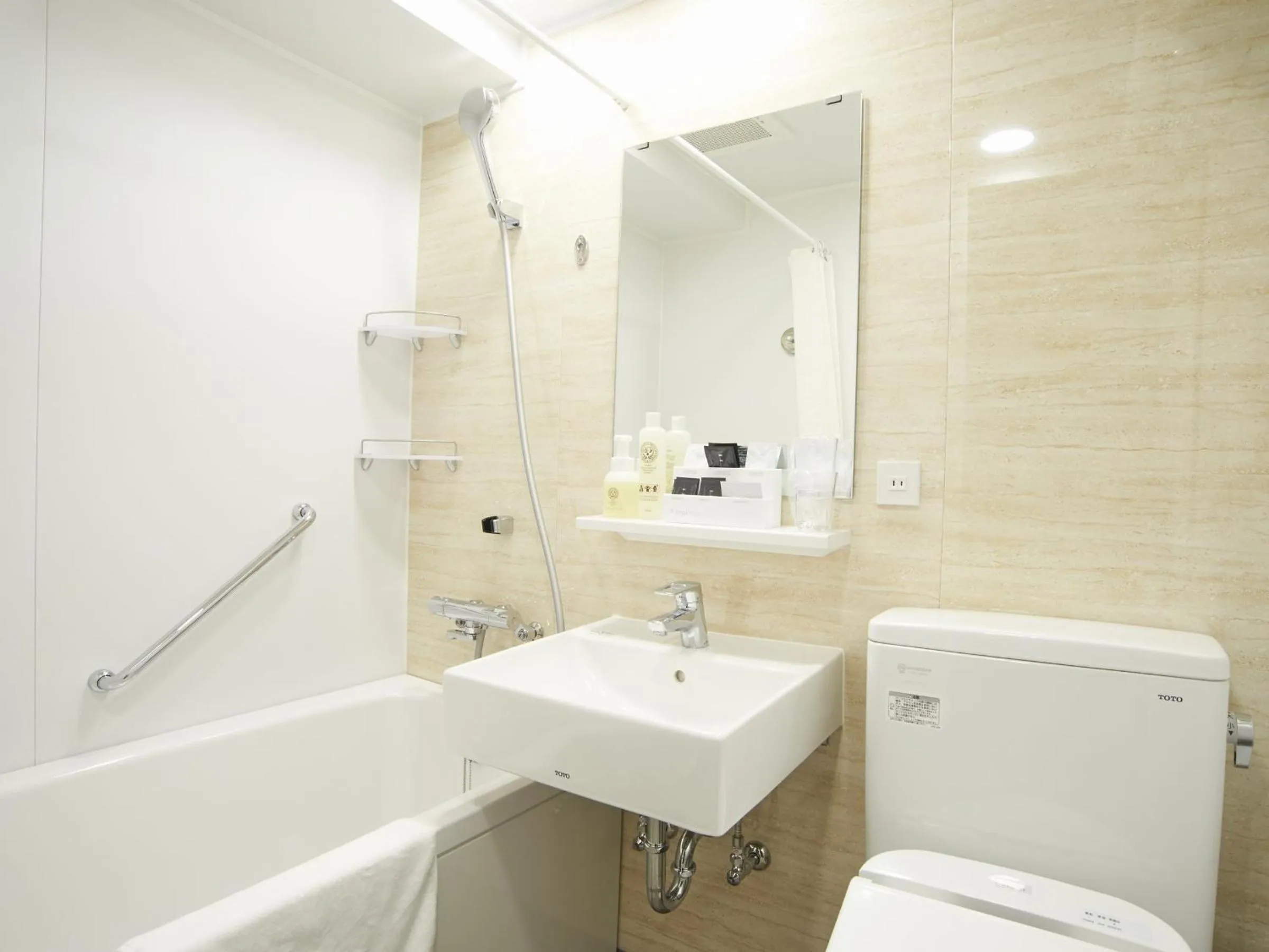 Bathroom in QuintessaHotel TokyoHaneda Comic&Books