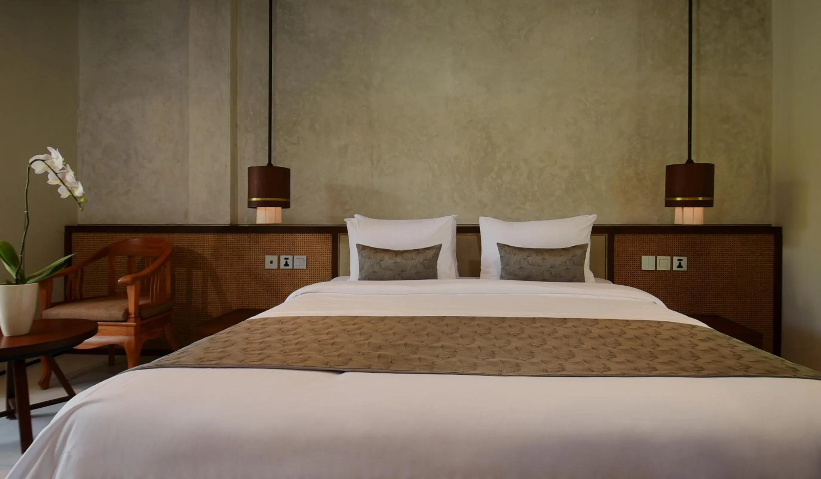 Bed in JAPA Suites & Villas