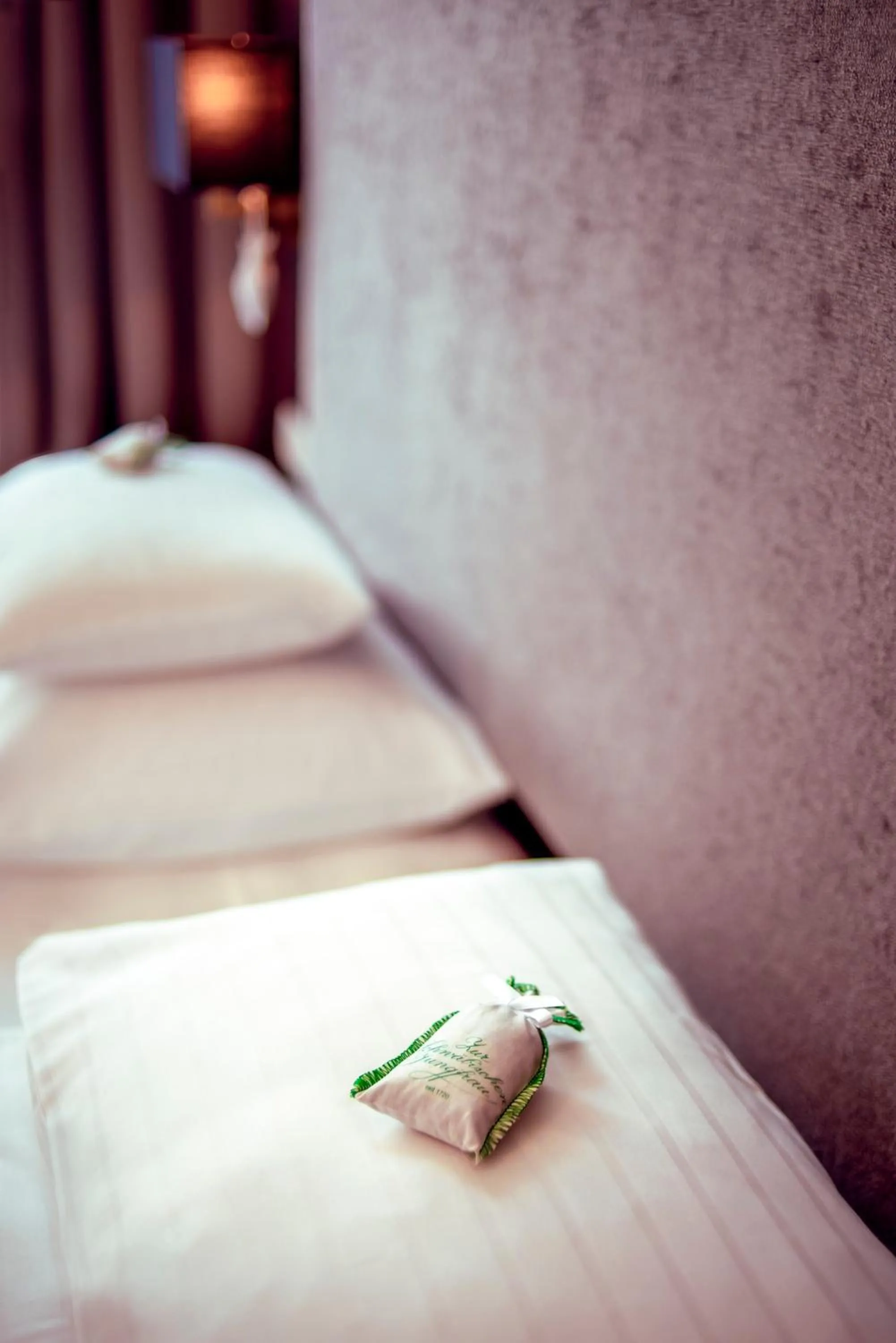 Decorative detail, Bed in BoutiqueHOTEL Donauwalzer