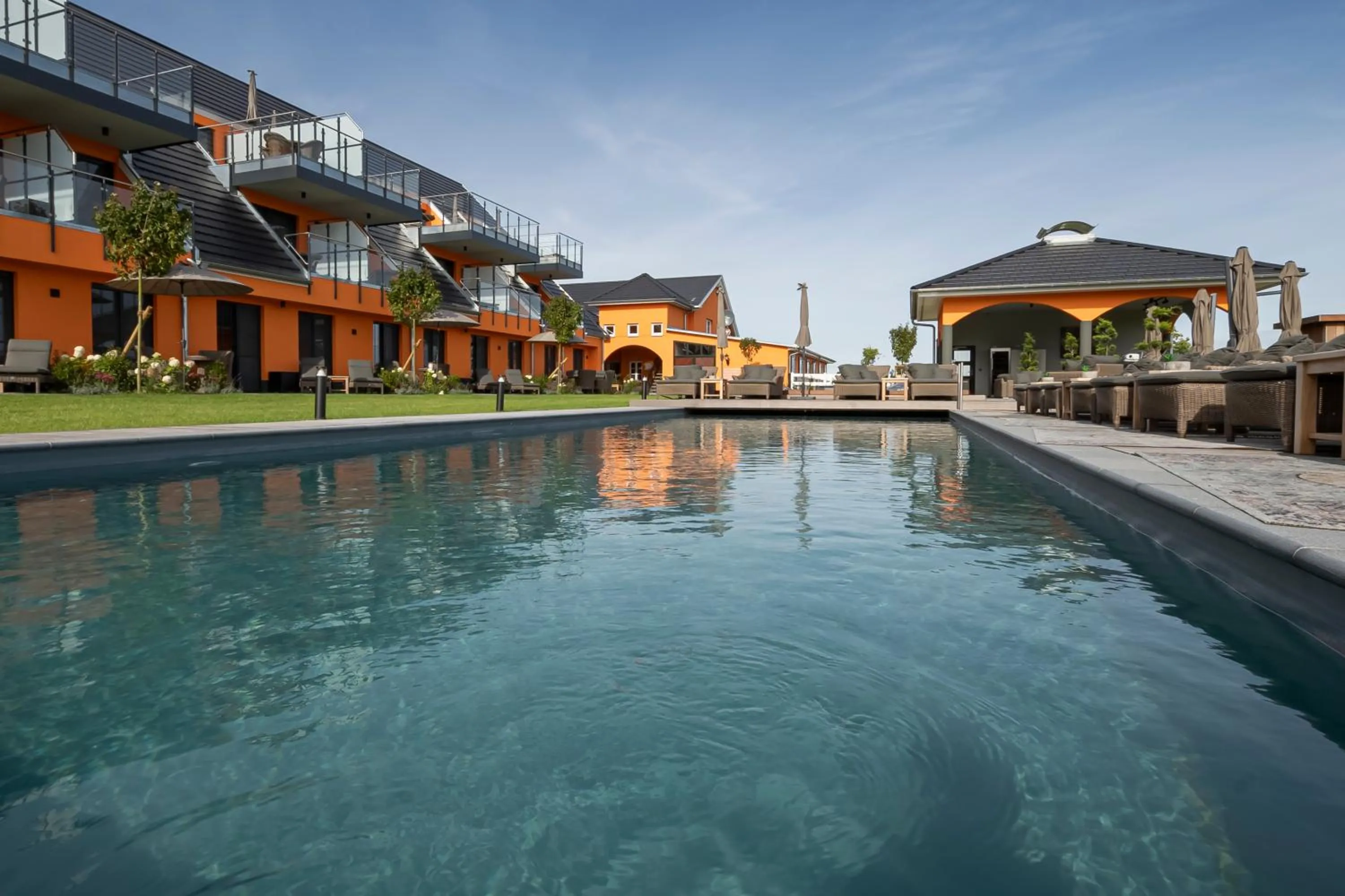 Swimming pool in Luxus Resort Rügen Residenz Kubitzer Bodden