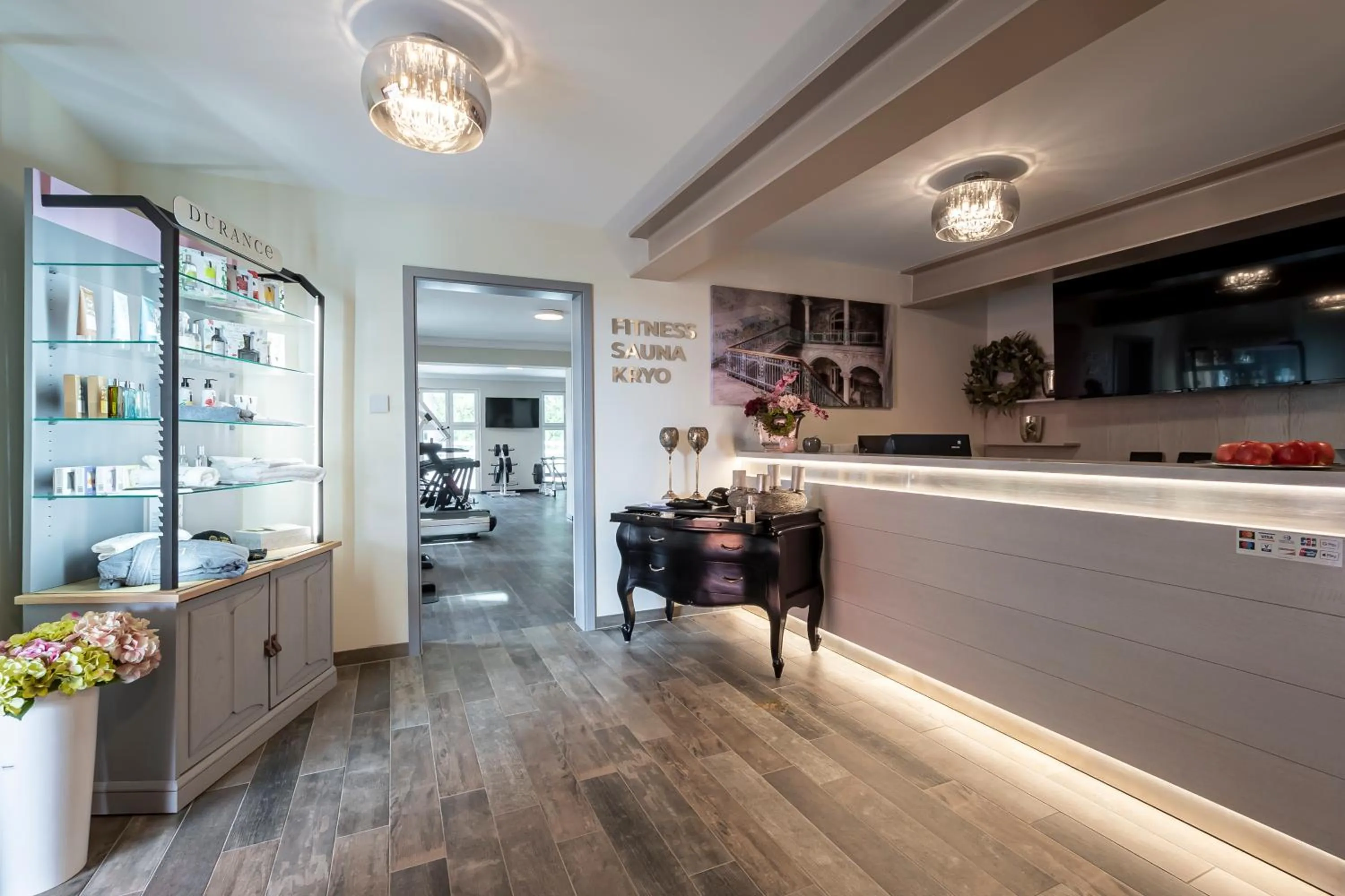 Fitness centre/facilities in Luxus Resort Rügen Residenz Kubitzer Bodden