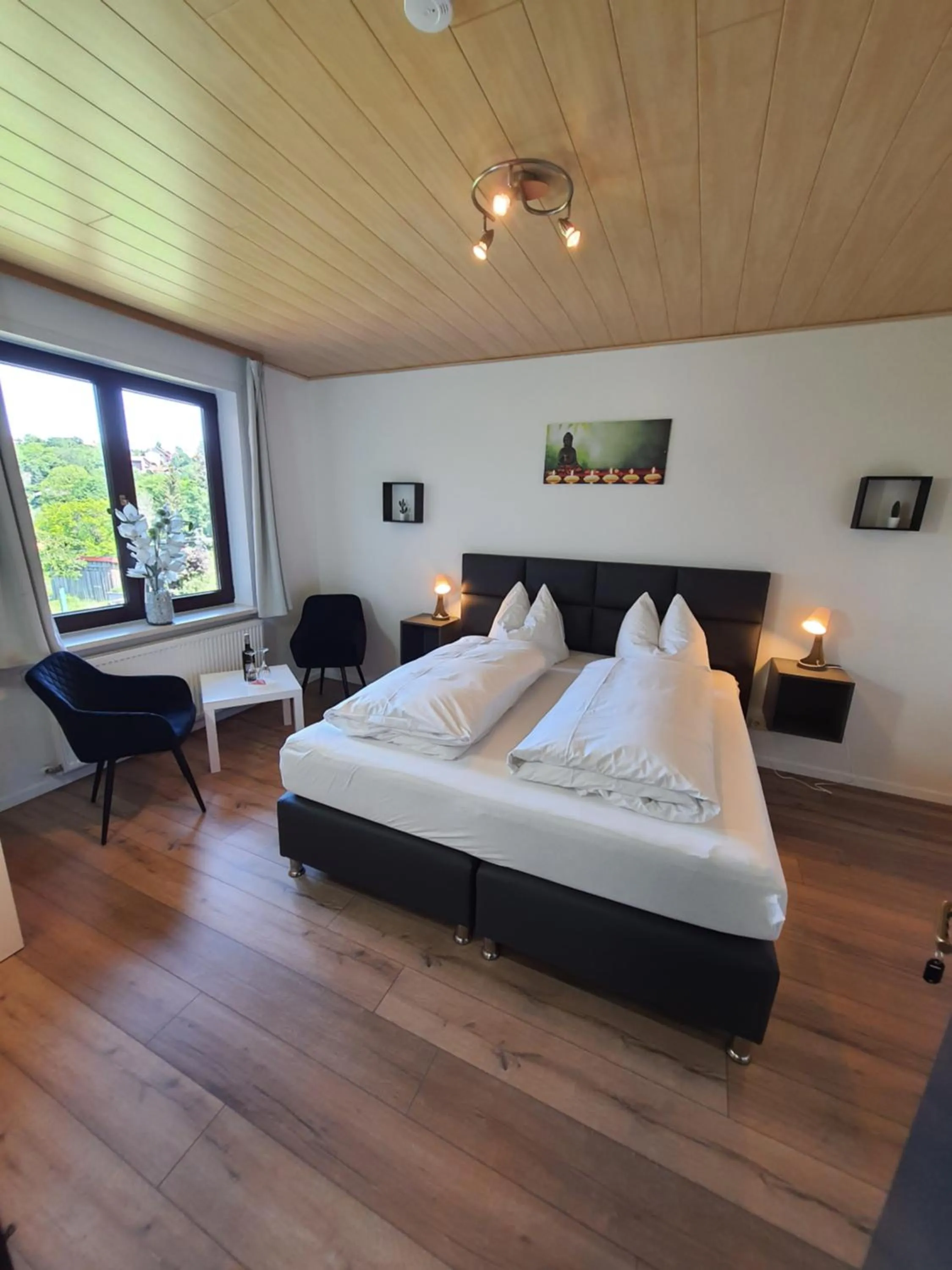 Bed in Hotel Schneiderhof