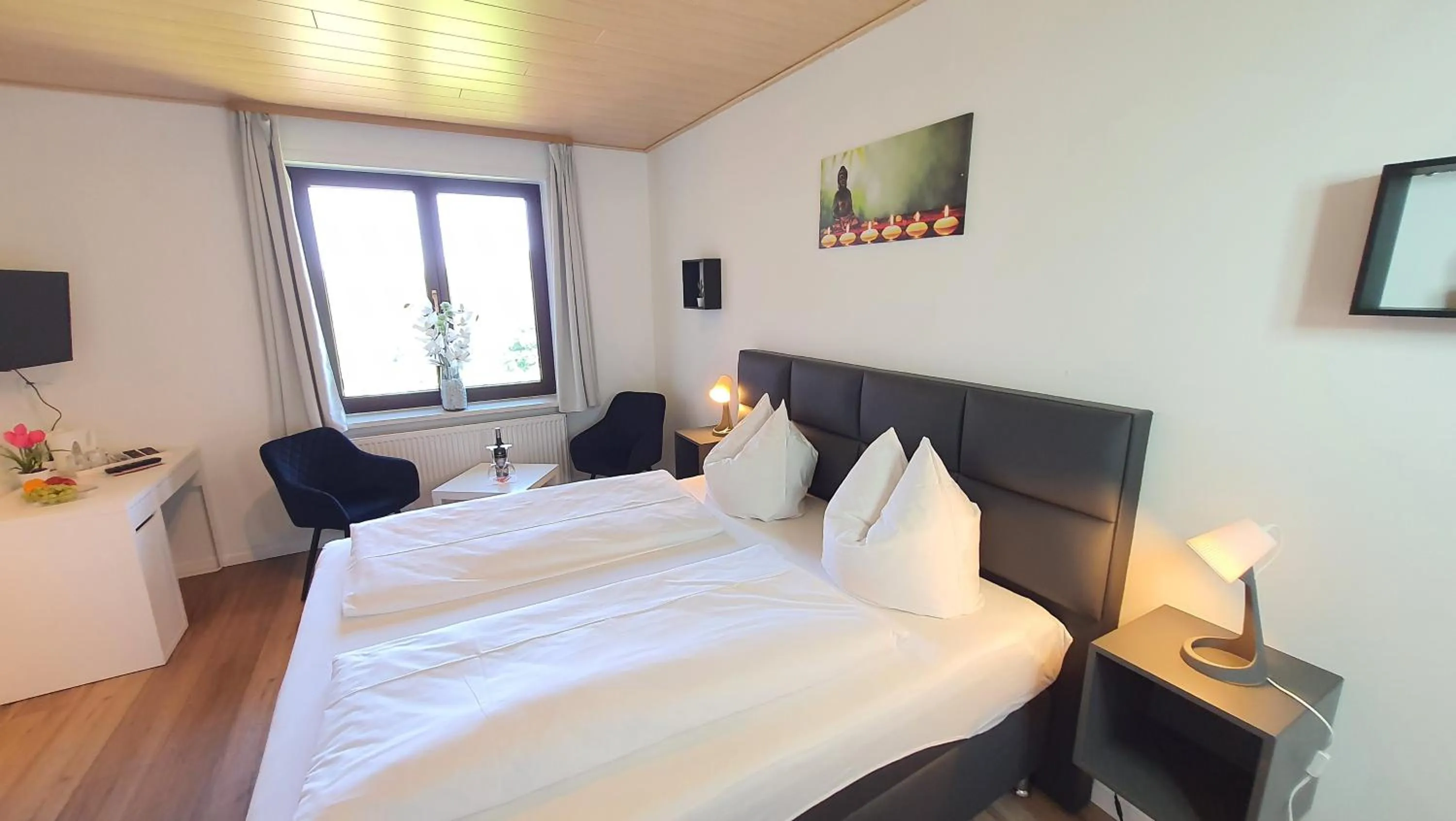 Bed in Hotel Schneiderhof